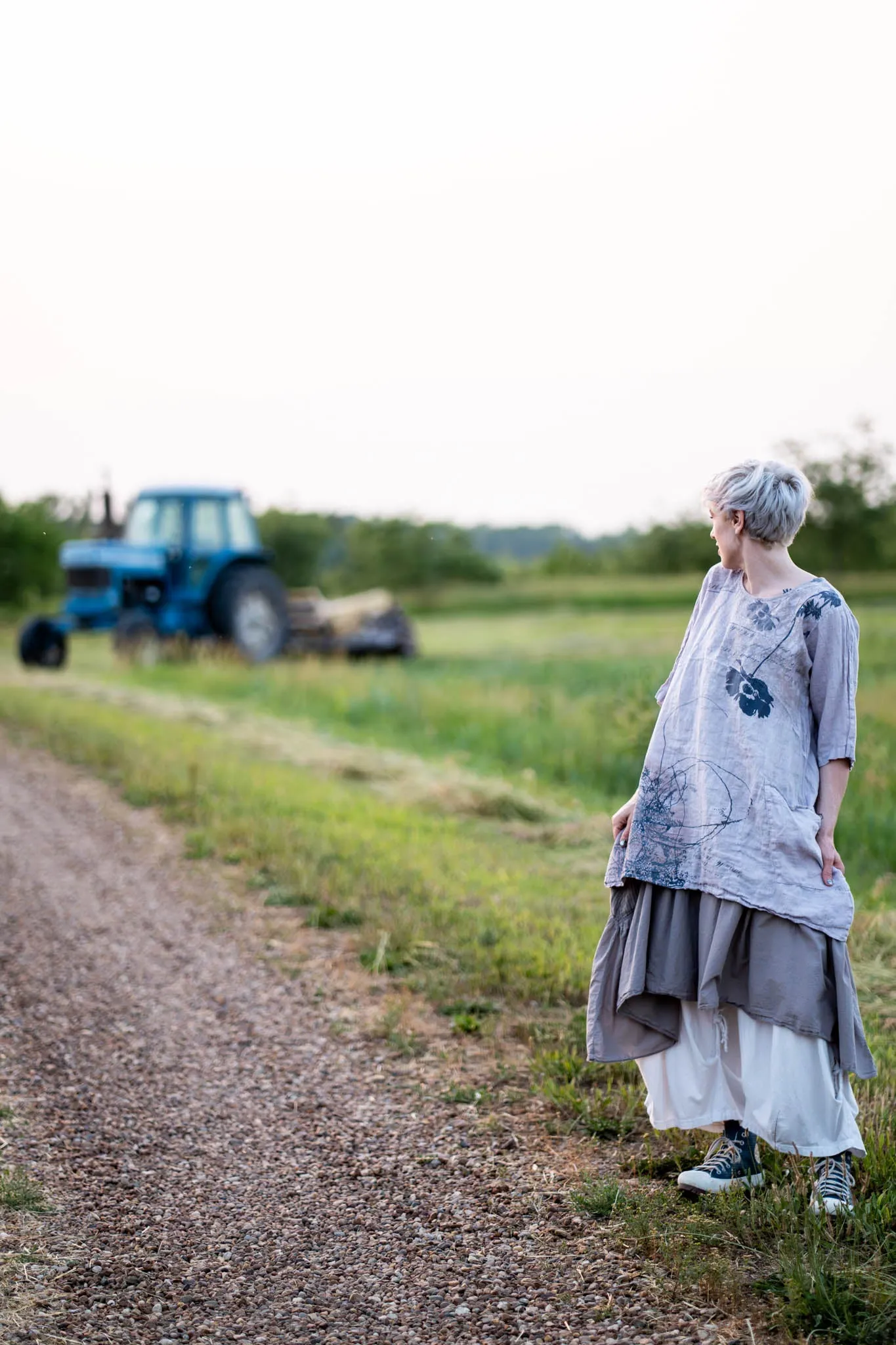 2270 Linen Urchin Tunic Rice Paper-P