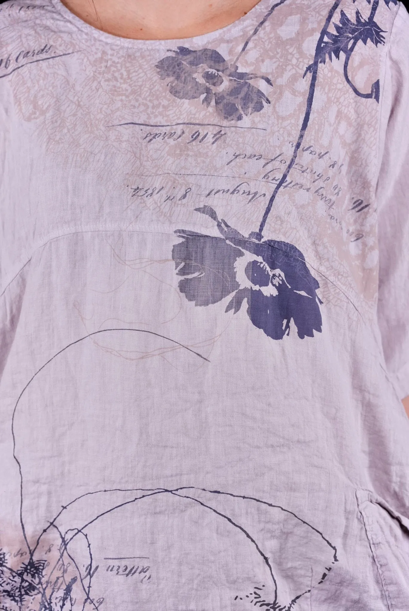 2270 Linen Urchin Tunic Rice Paper-P