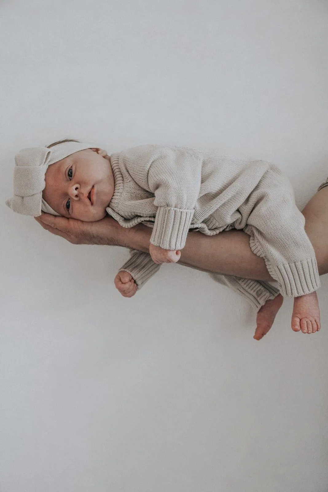 3LC Knitted Topknot | Mushroom