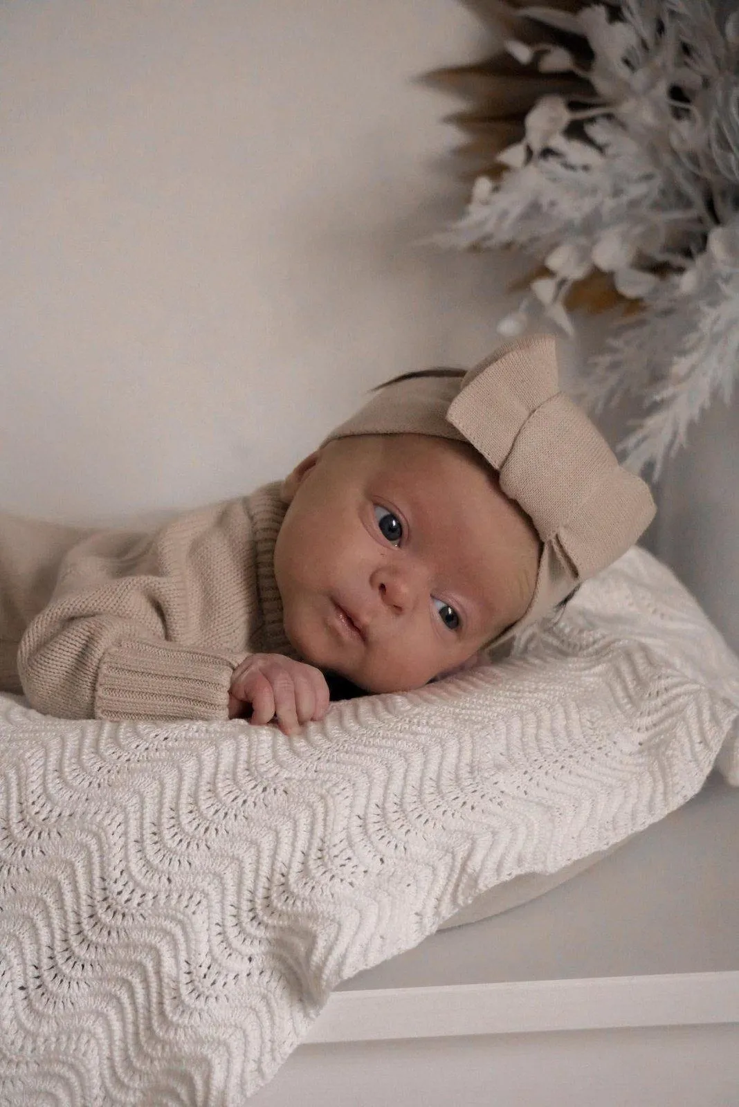 3LC Knitted Topknot | Mushroom
