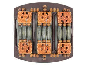 African Butterfly Thick Hair Comb - Tripla Brown 43