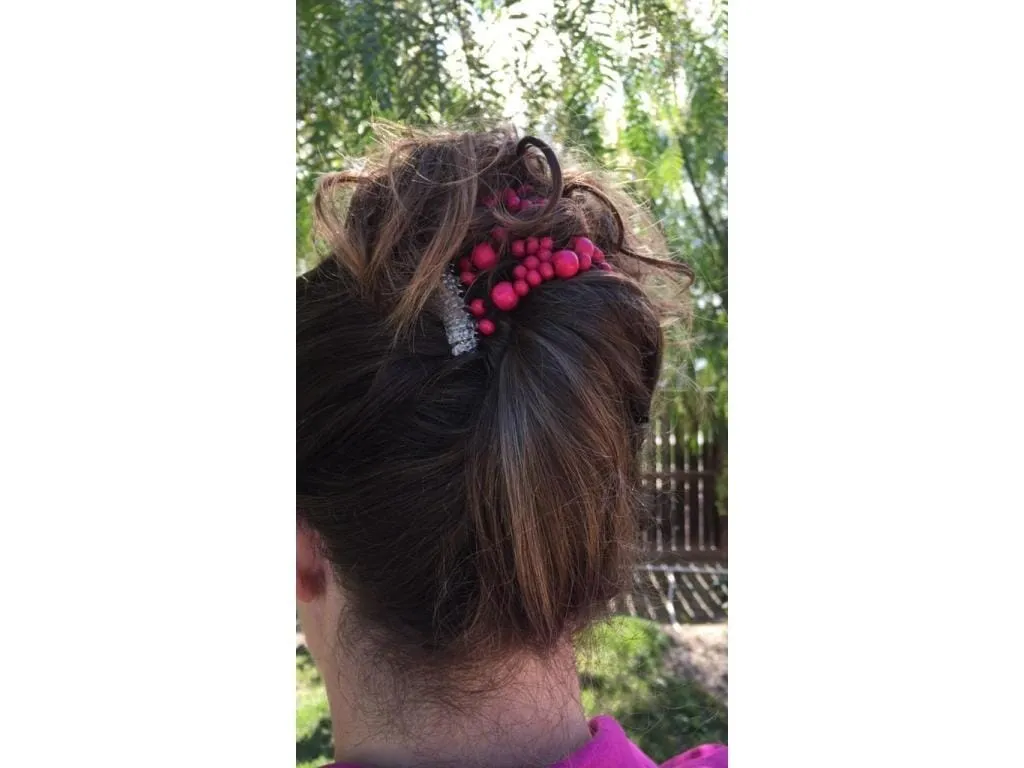 African Butterfly Wire Hair Clip - 7 Tong 511