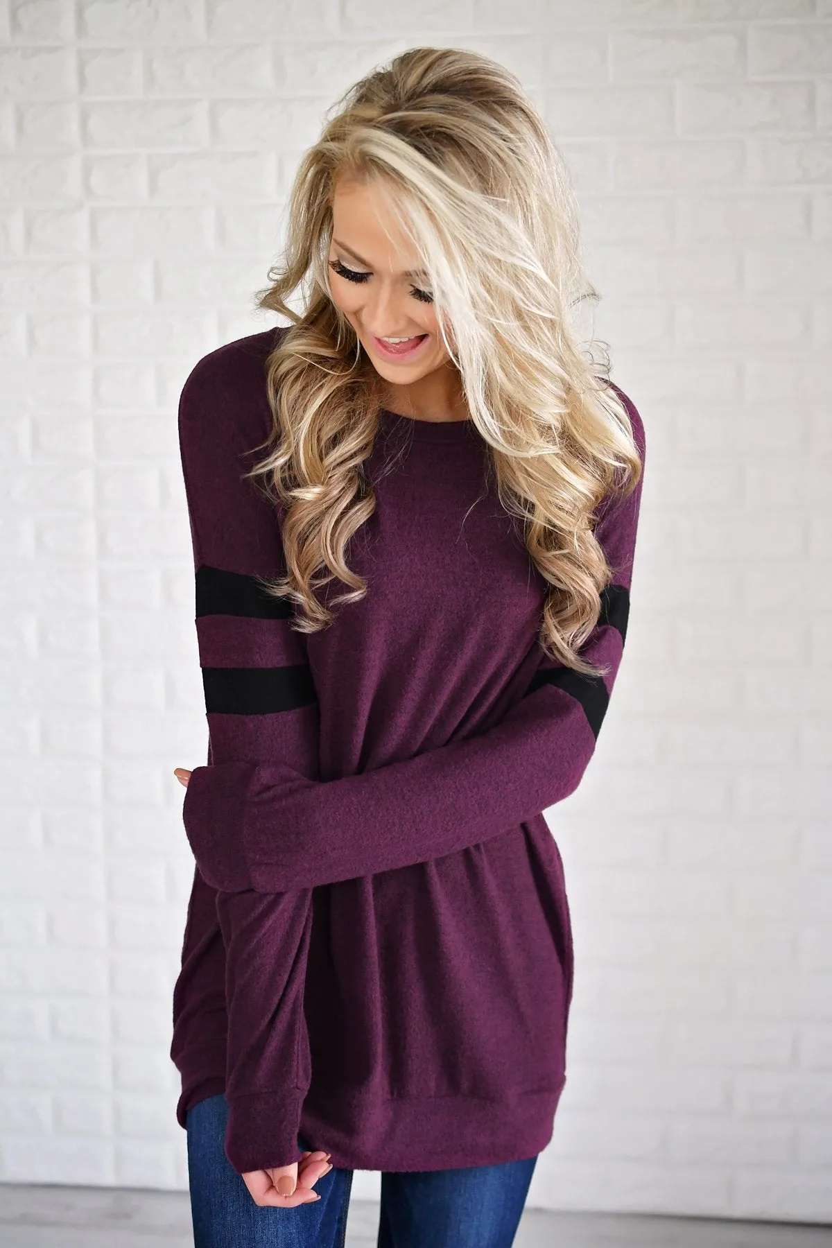 Always Cherished Plum Top