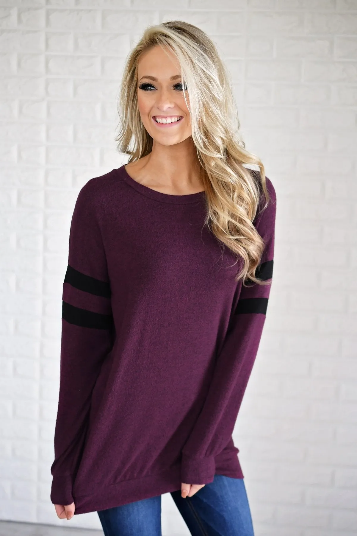 Always Cherished Plum Top