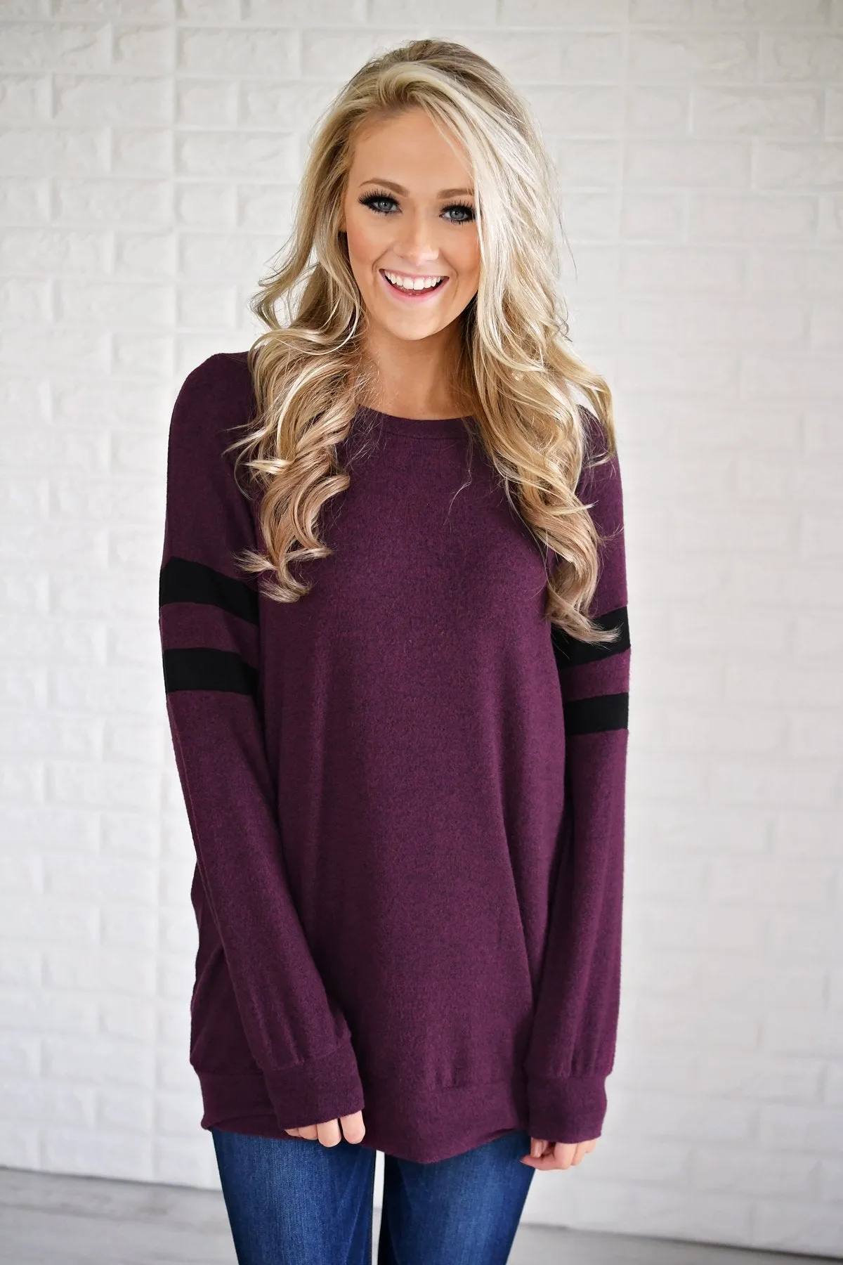 Always Cherished Plum Top