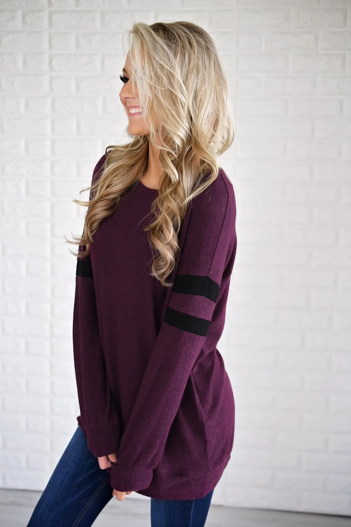 Always Cherished Plum Top