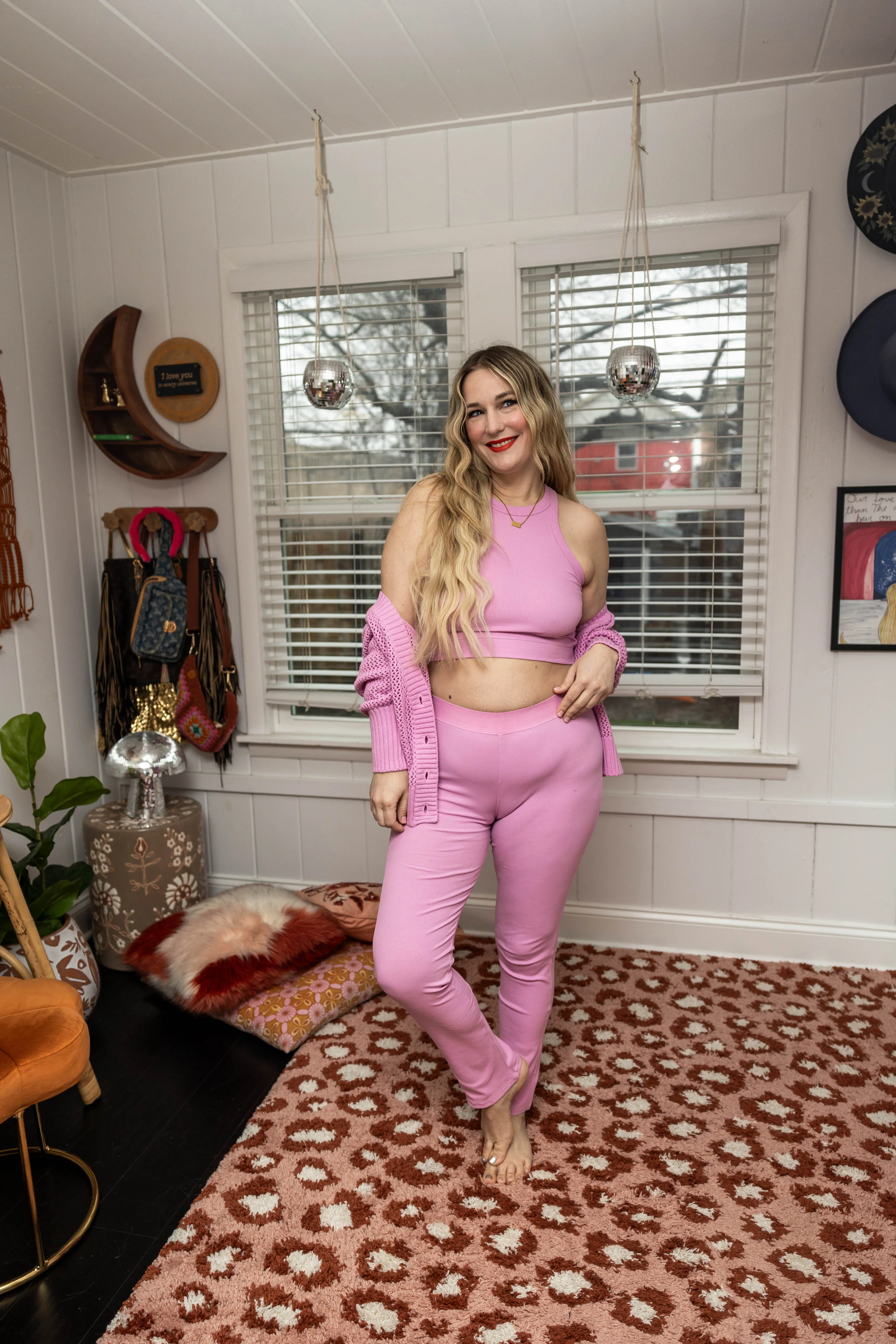 amora pant in pink