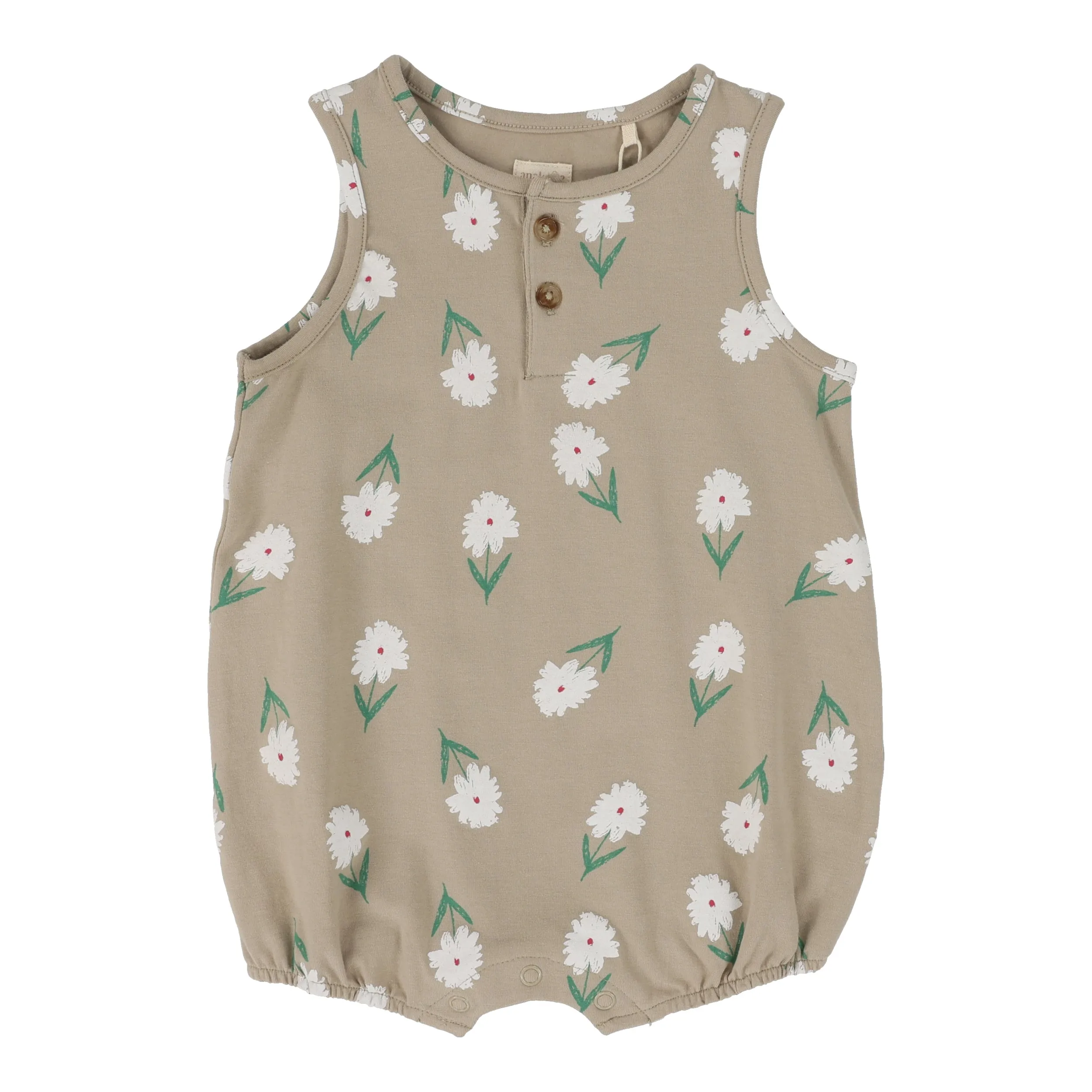 Analogie Flower Romper - Taupe