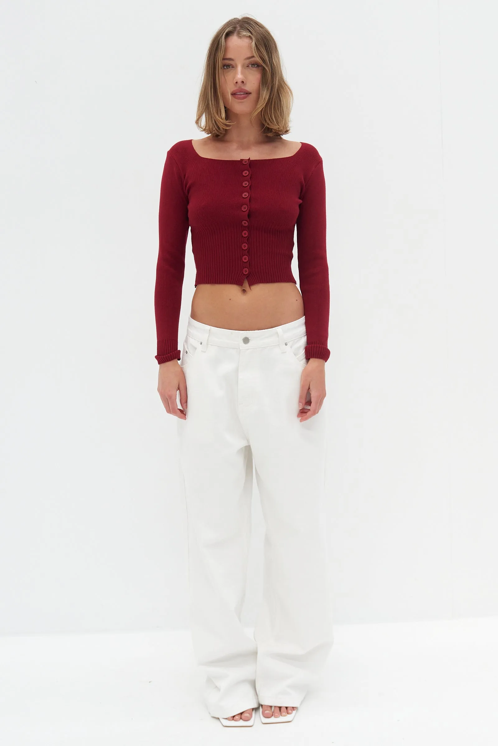 Andrea Cardigan - Red