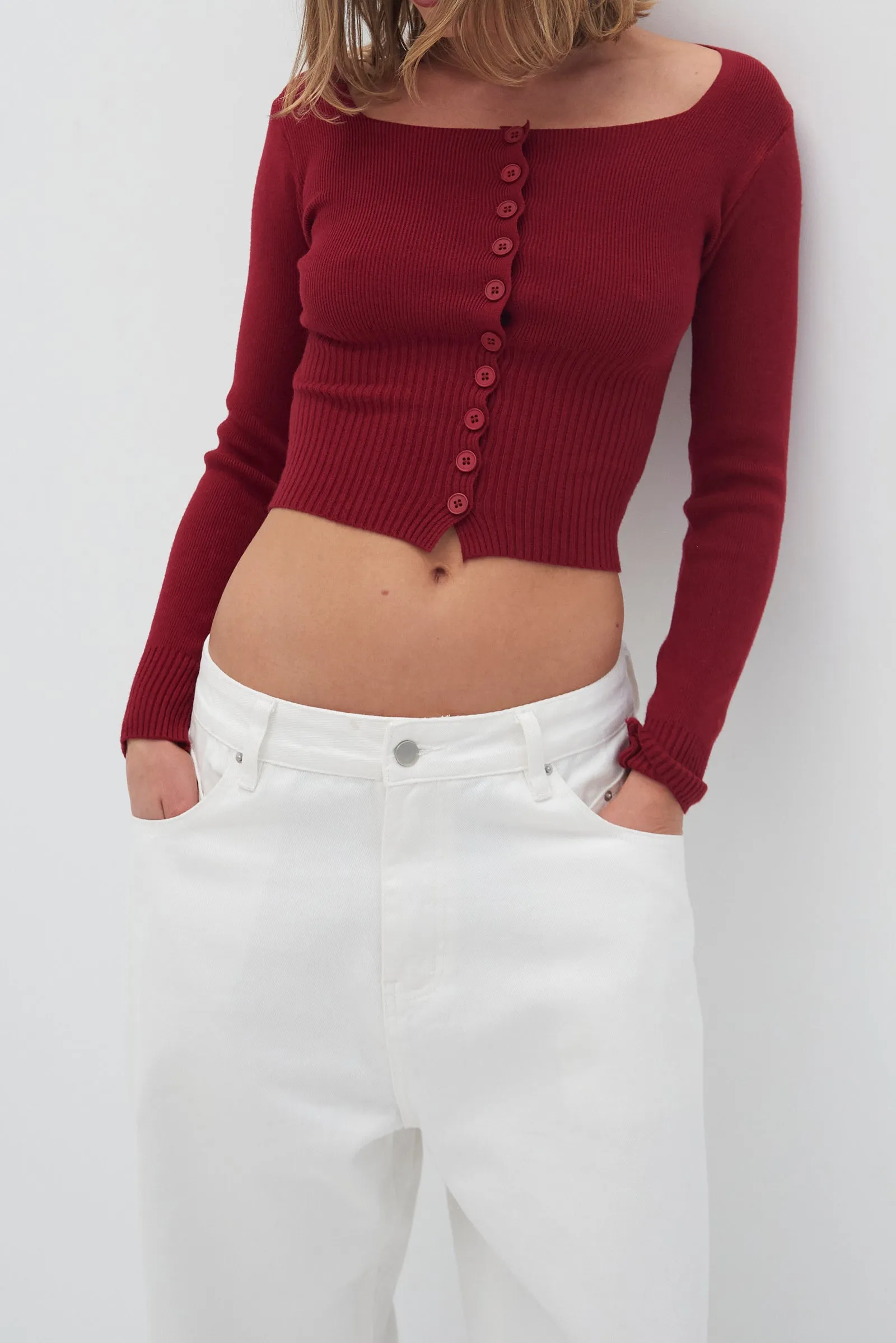 Andrea Cardigan - Red
