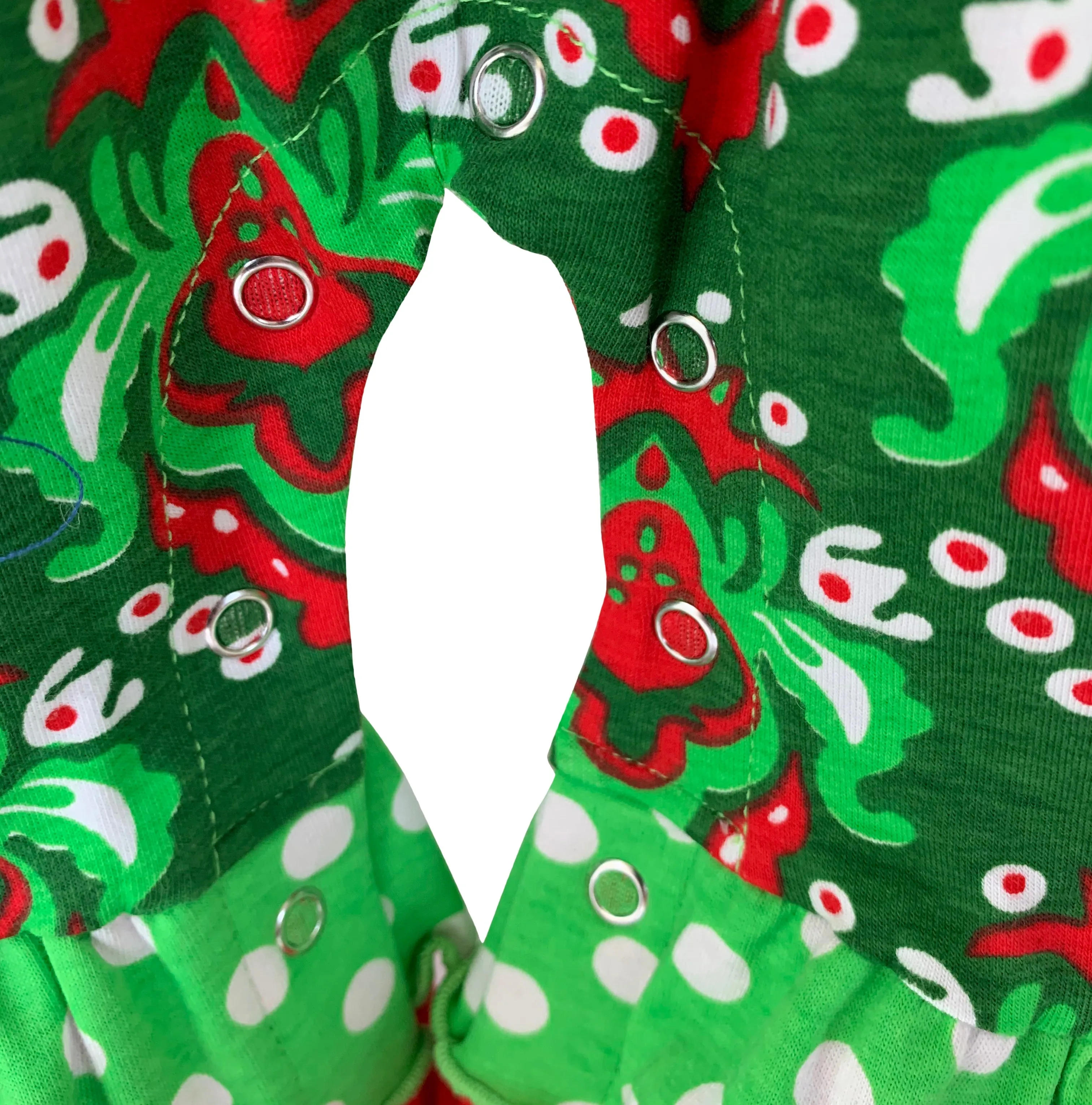 AnnLoren Baby Girls Boutique Red Green Damask Christmas Tree Rudolph Reindeer Romper