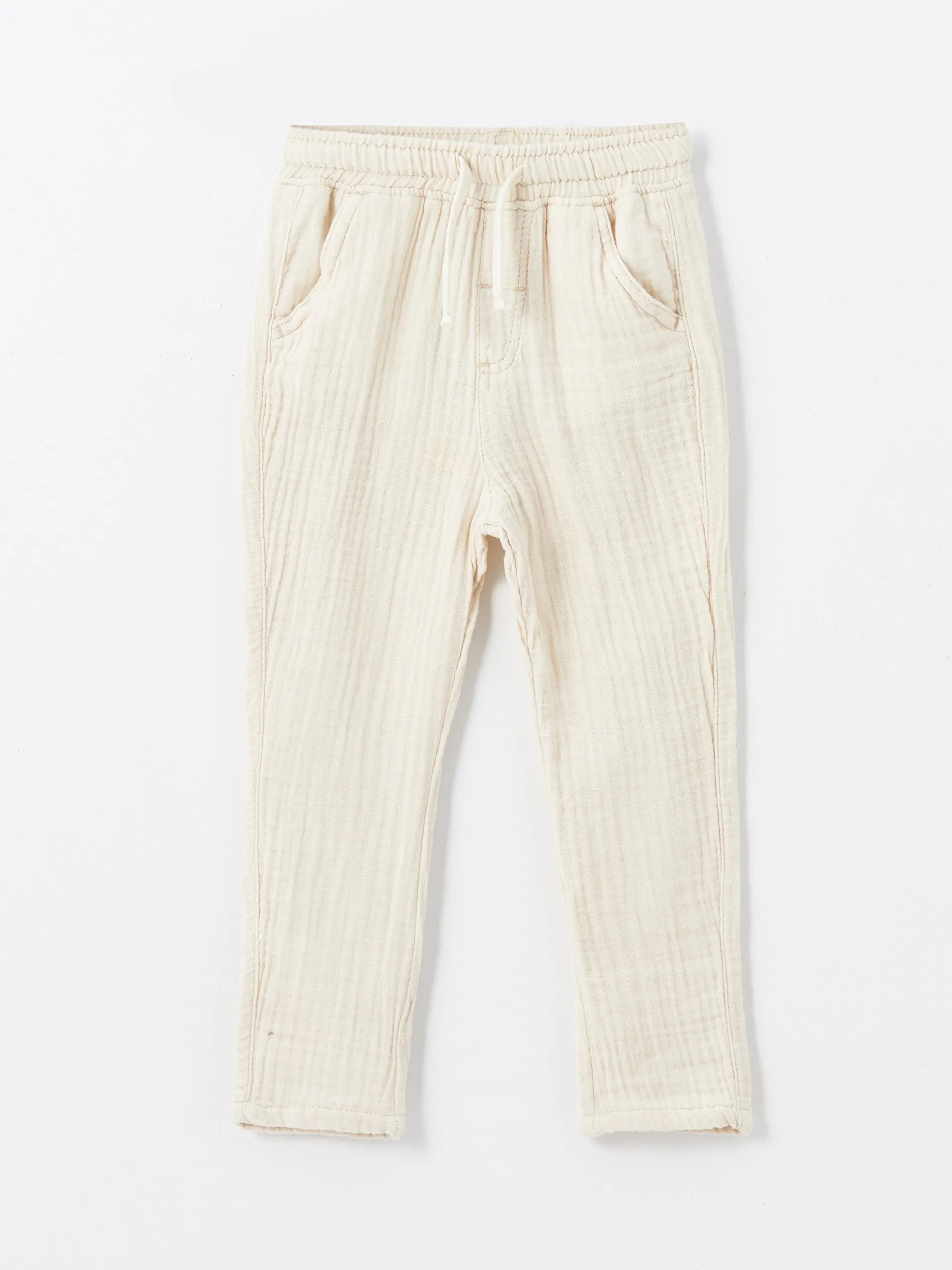 Baby Boy Trousers with Elastic Waist