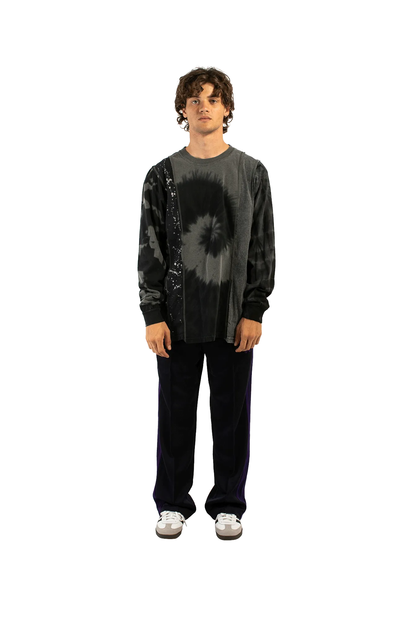 B&W Mishmash 5 Cuts Longsleeve Tee