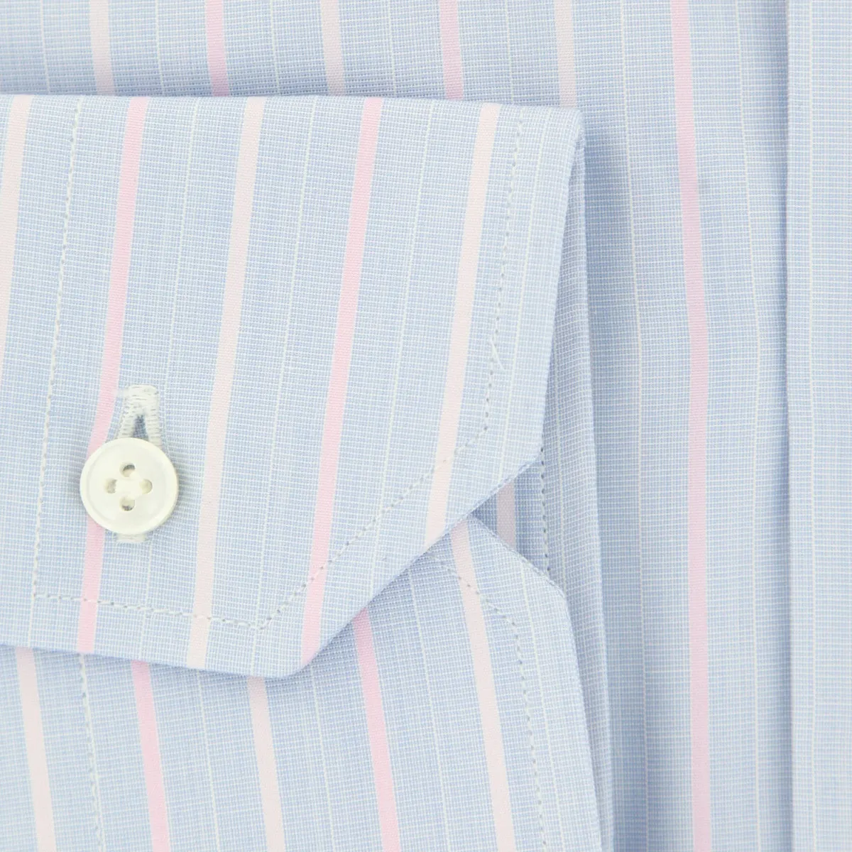 Barba Napoli Light Blue Shirt - Slim