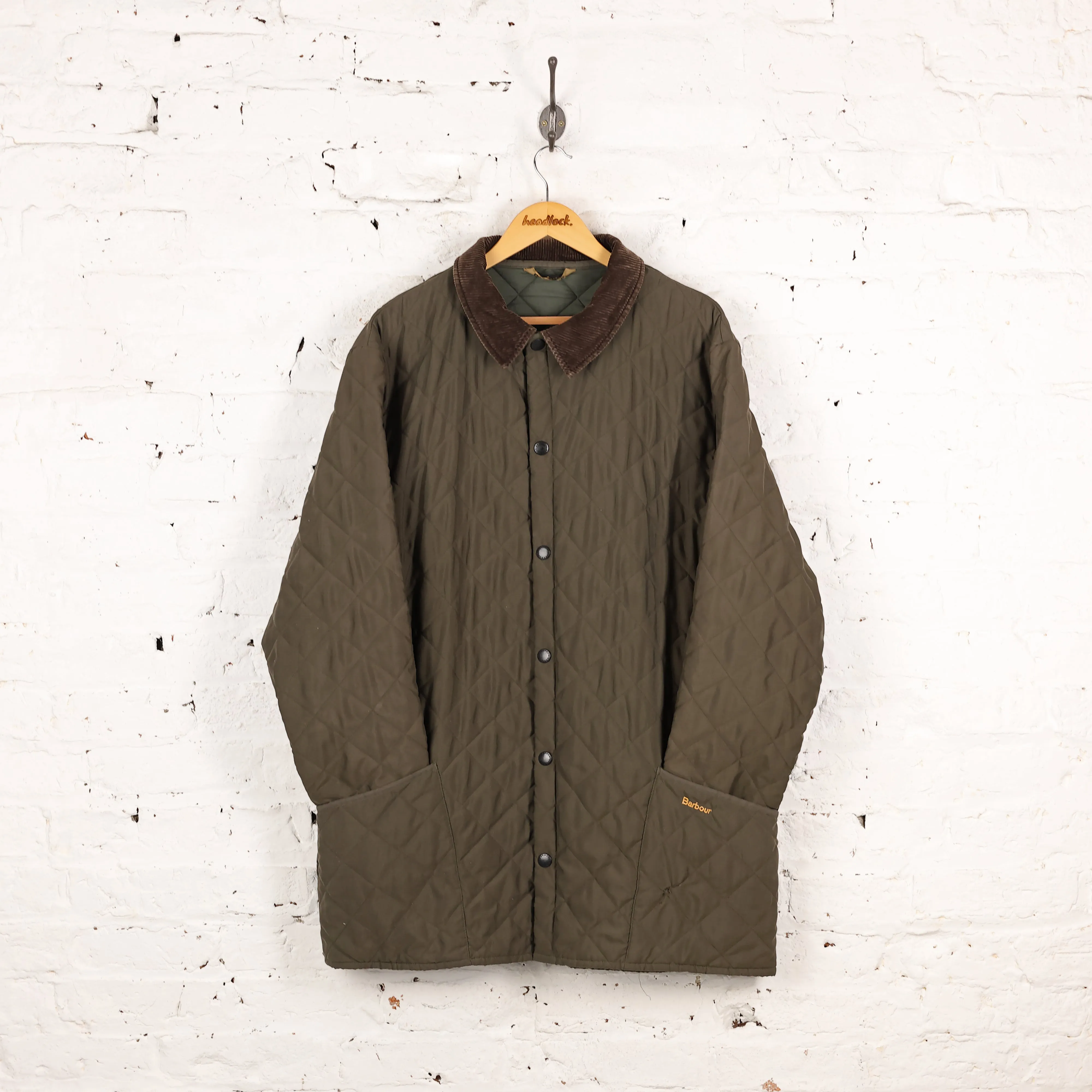Barbour Eskdale Quilted Jacket - Green - XL