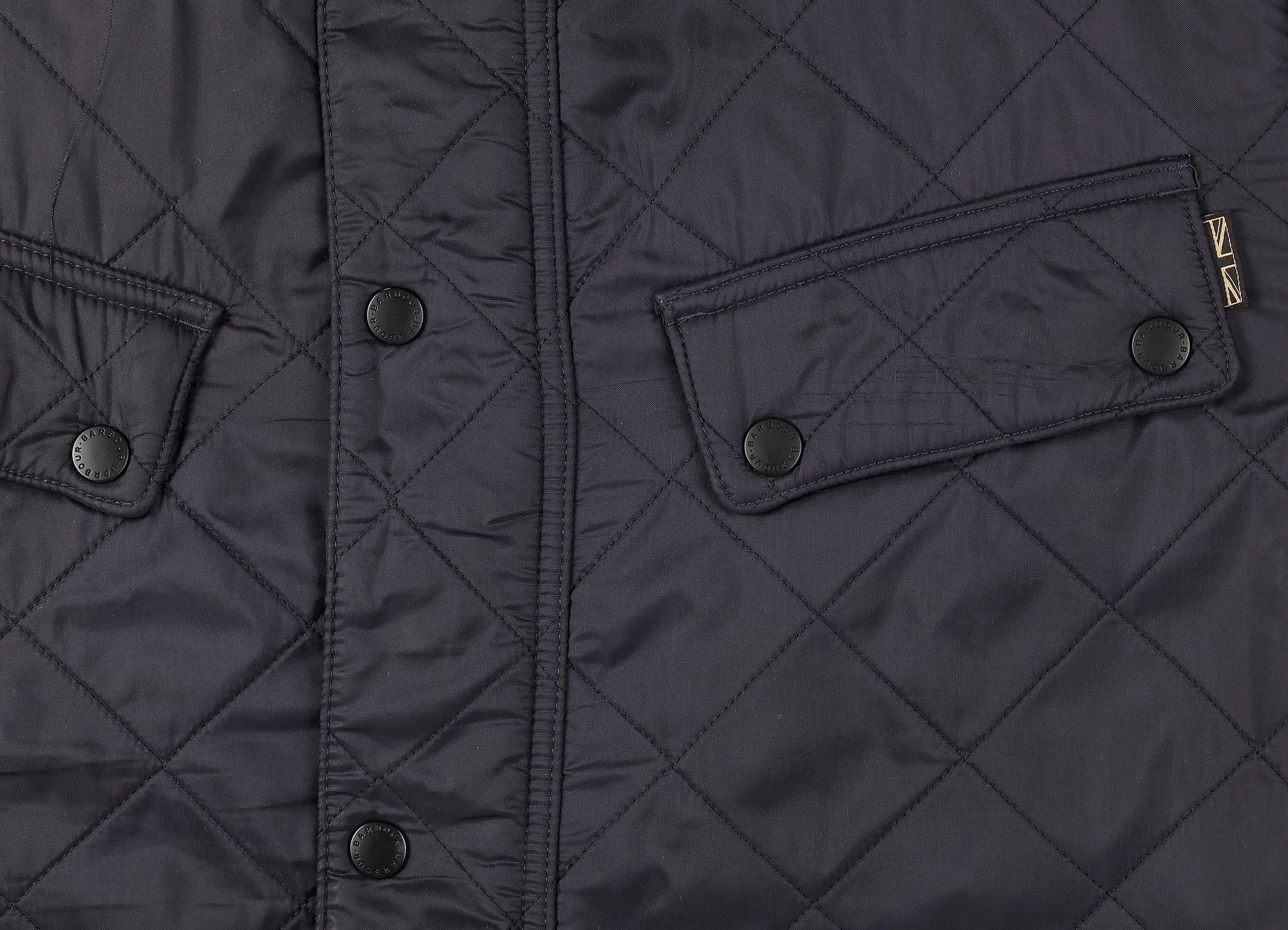 Barbour International Quilted Jacket - Blue - XL