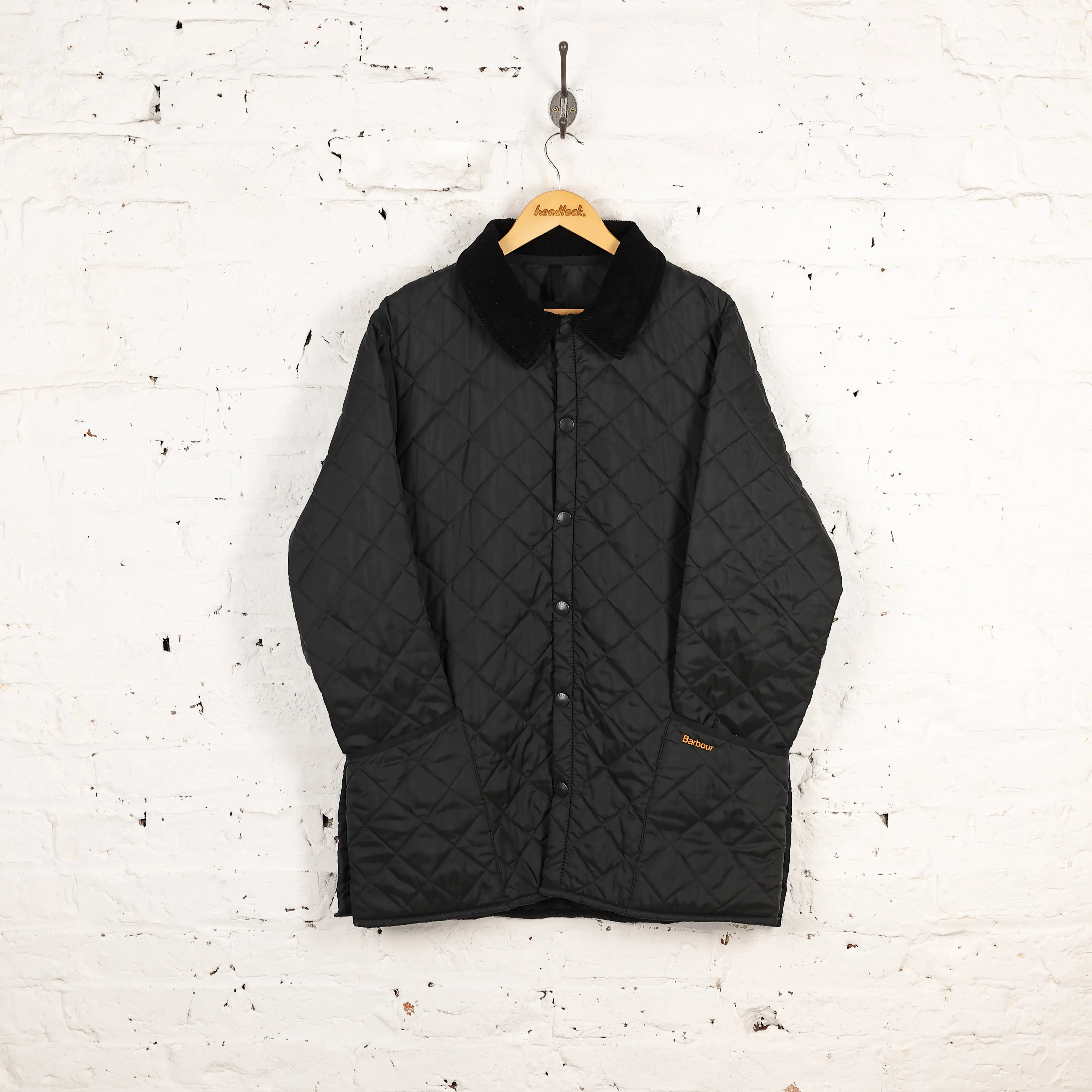 Barbour Liddesdale Quilted Jacket - Black - L