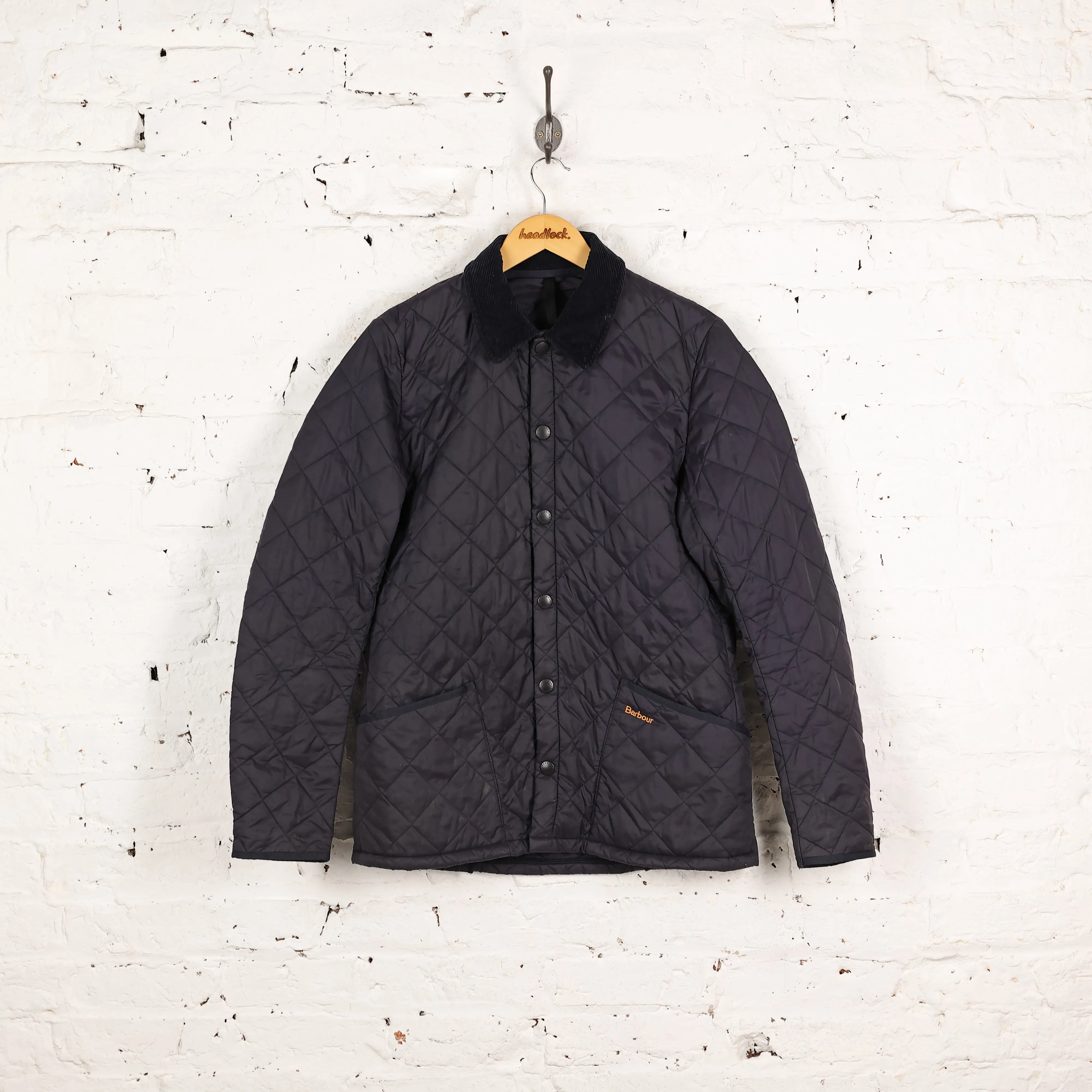 Barbour Liddesdale Quilted Jacket - Blue - S