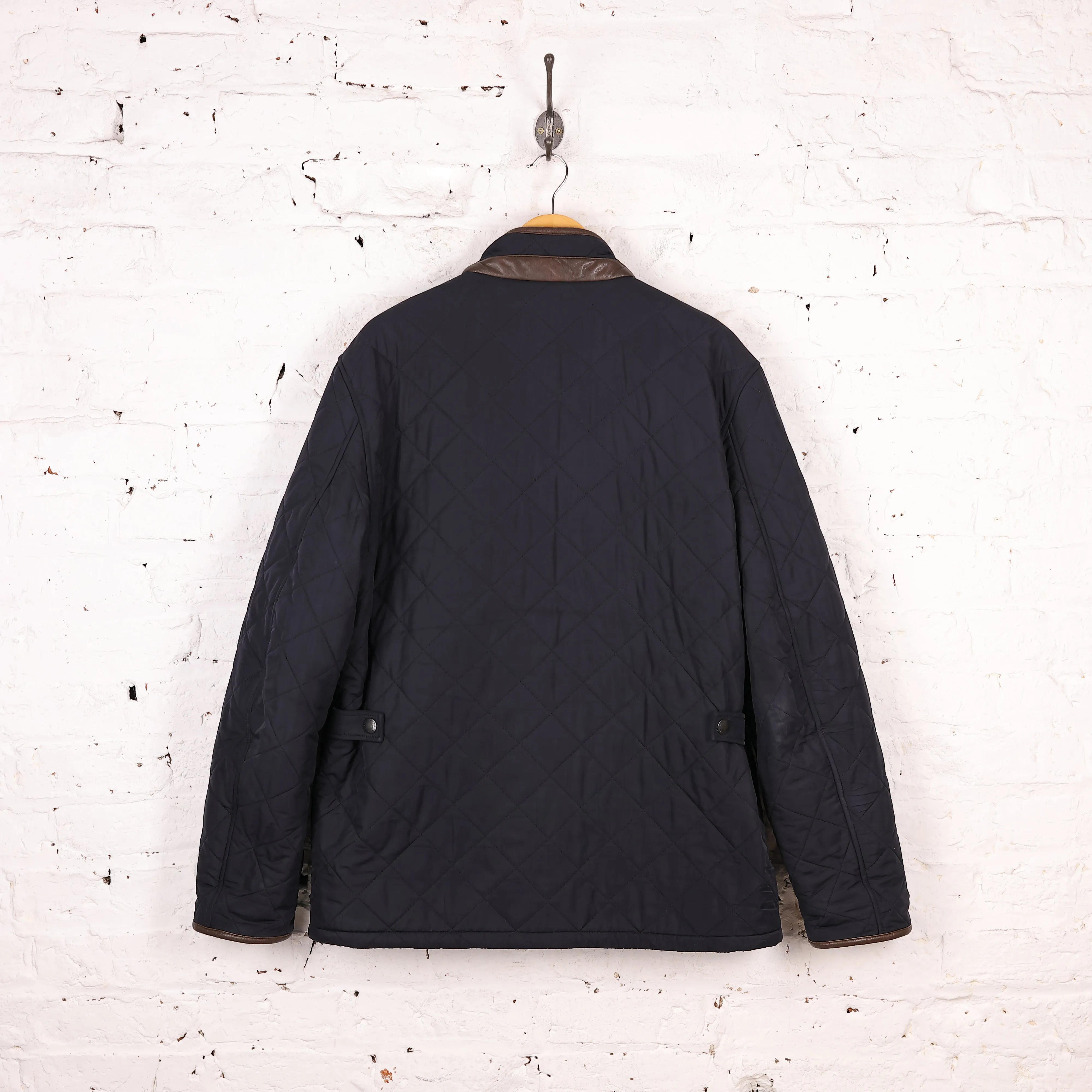 Barbour Powell Quilted Jacket - Blue - XL