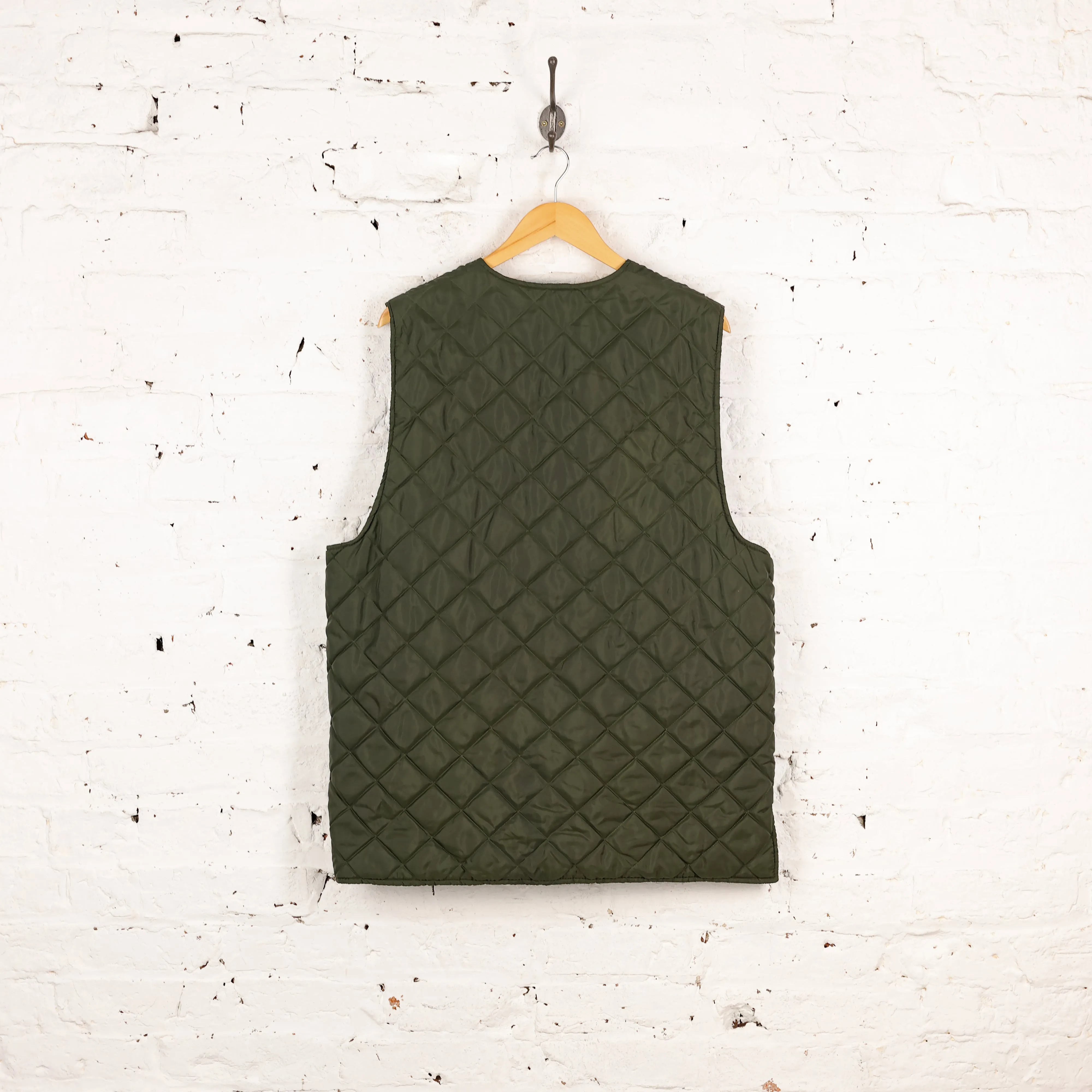Barbour Quilted Waistcoat Jacket - Green - XL