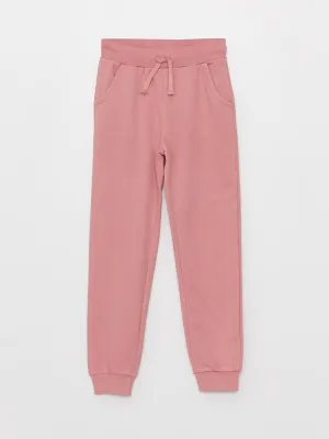 Basic Girls Jogger Sweatpants With Elastic Waist