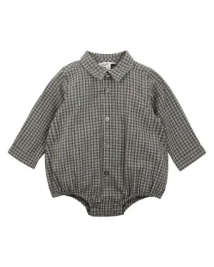 Bebe Austin Check Shirt Bodysuit
