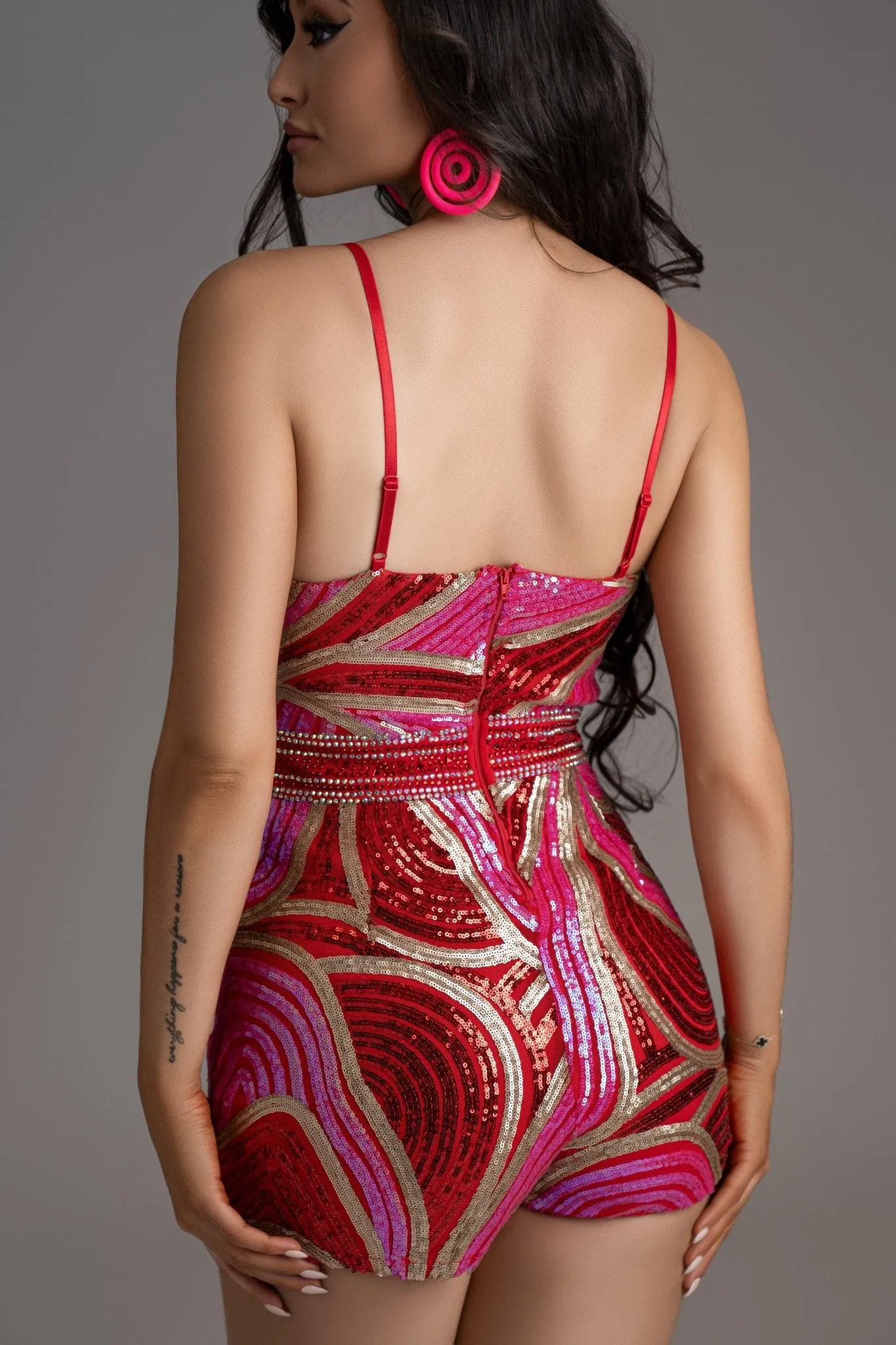 Belle Sequin Romper