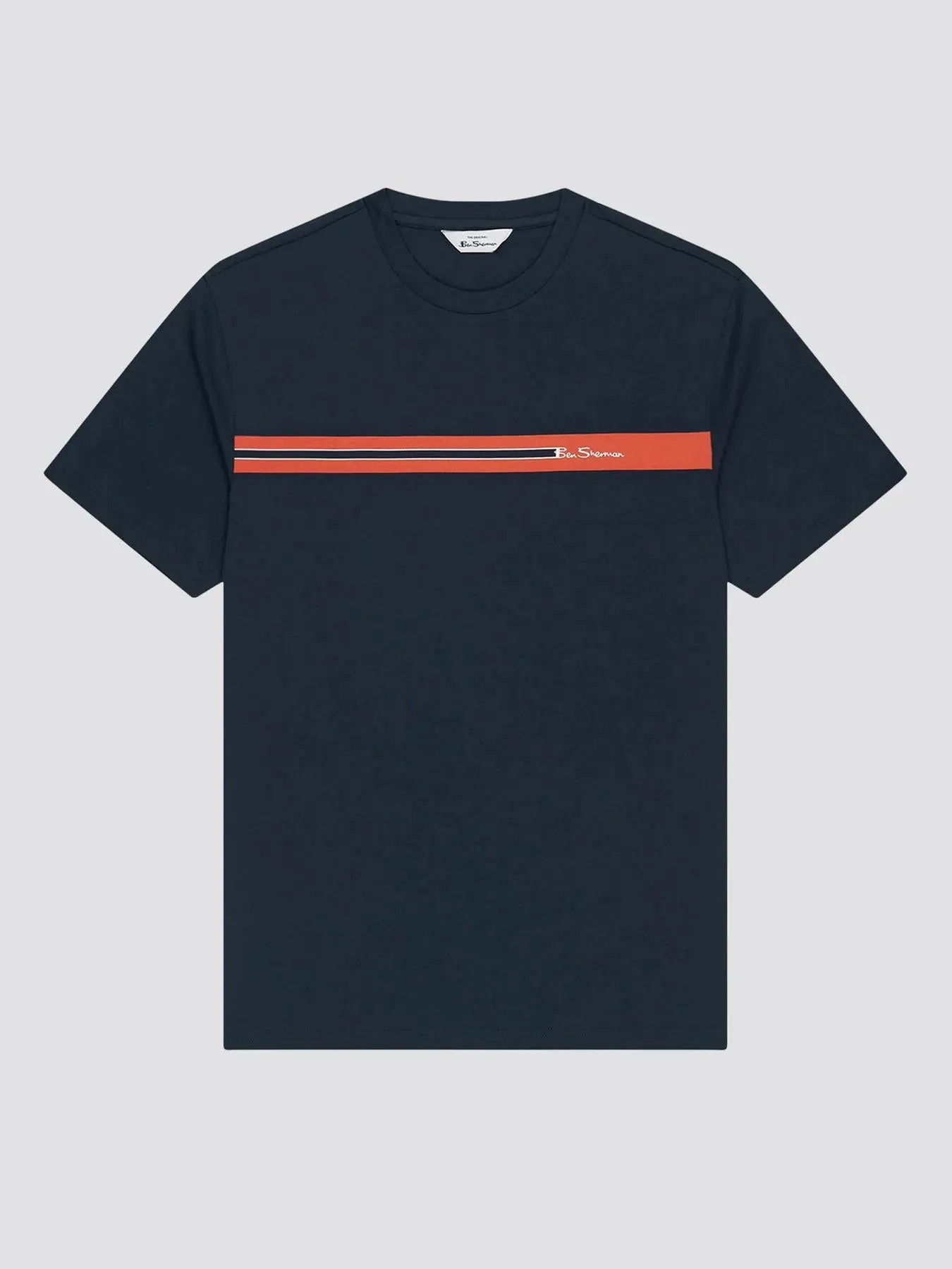 Ben Sherman Men's Regular Fit Chest Stripe Tee (0063358) M-XXL, 2 Colours