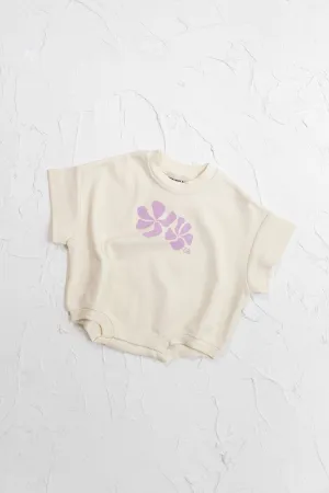 Big Island Tshirt Romper - Lilac