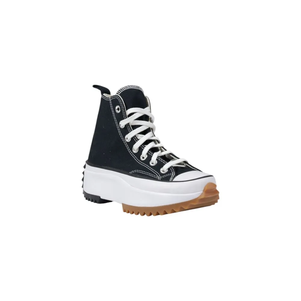 Black And White Fabric Sneaker