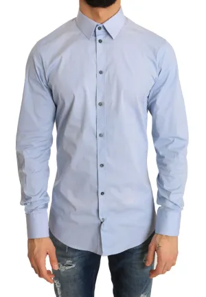 Blue Cotton GOLD Slim Fit Shirt