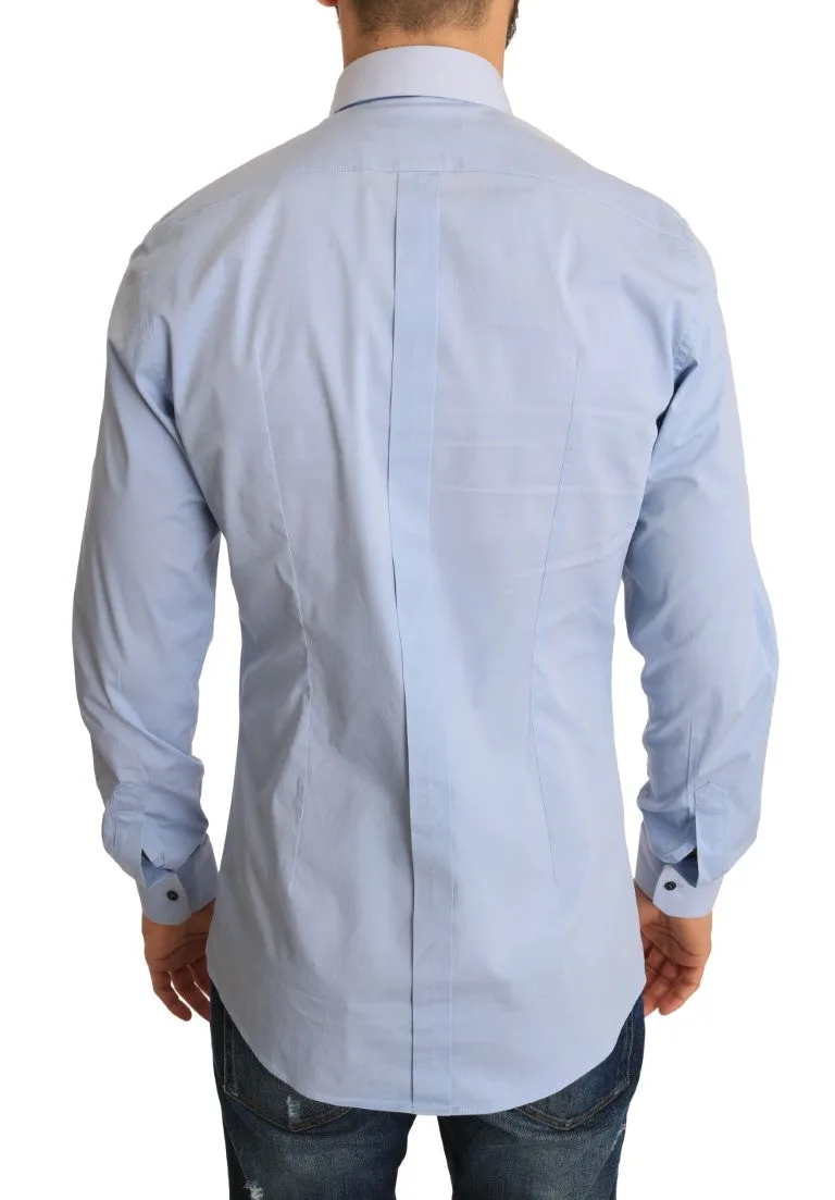 Blue Cotton GOLD Slim Fit Shirt