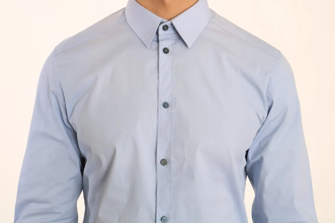 Blue Cotton GOLD Slim Fit Shirt