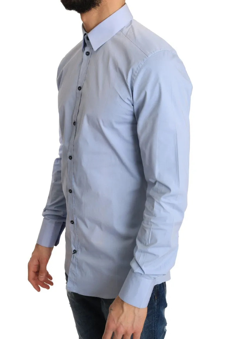 Blue Cotton GOLD Slim Fit Shirt