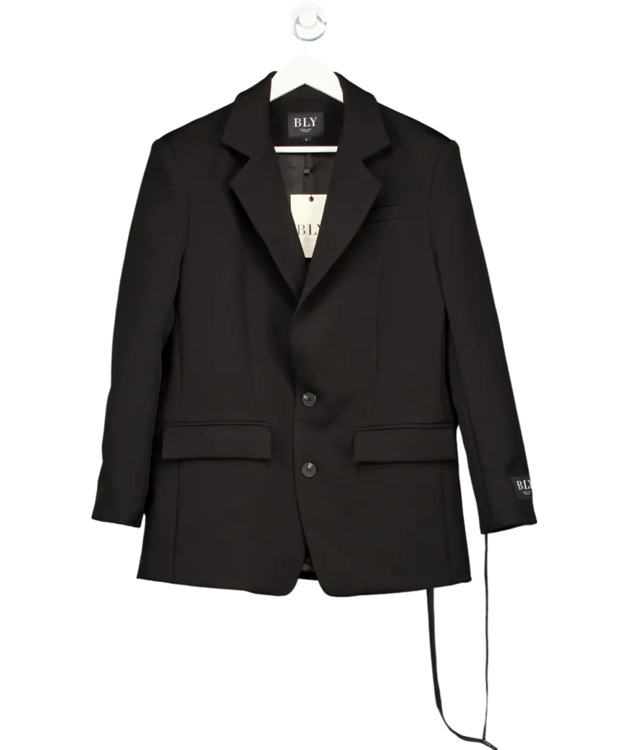 Boldly Love Yourself Black Classic Blazer UK S