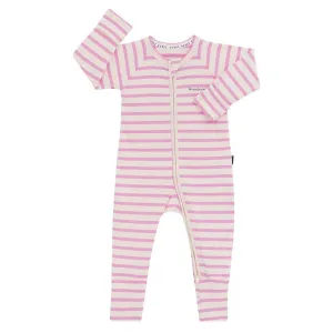 BONDS Wide Needle Rib Zippy - Blind Blossom/Macadamia