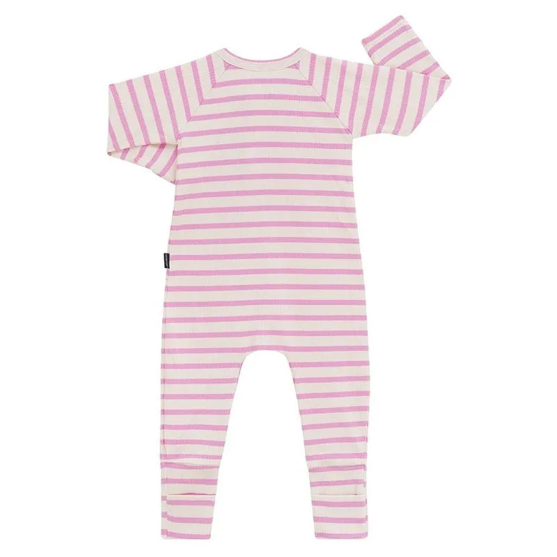 BONDS Wide Needle Rib Zippy - Blind Blossom/Macadamia