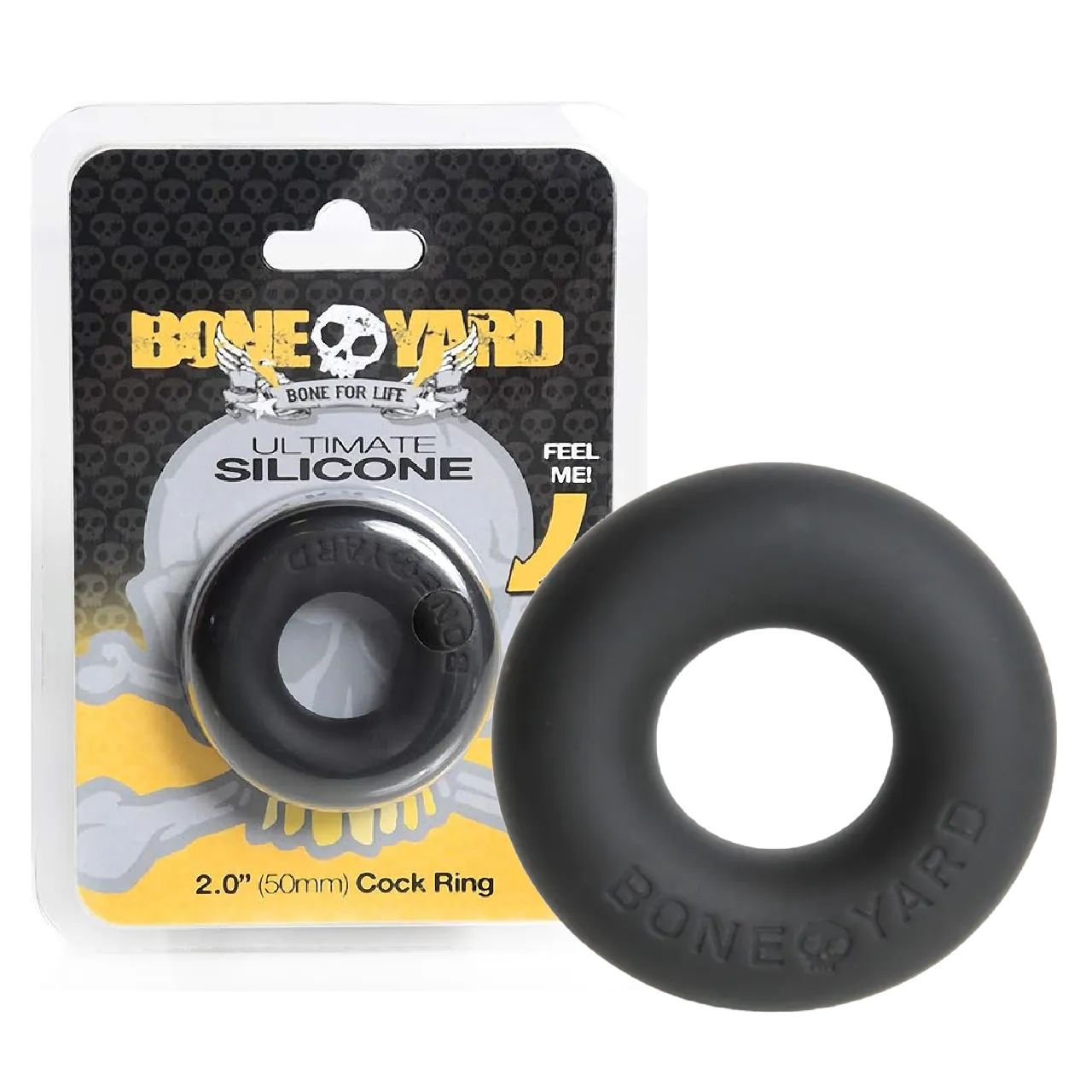 Boneyard Silicone Ultimate Ring Black