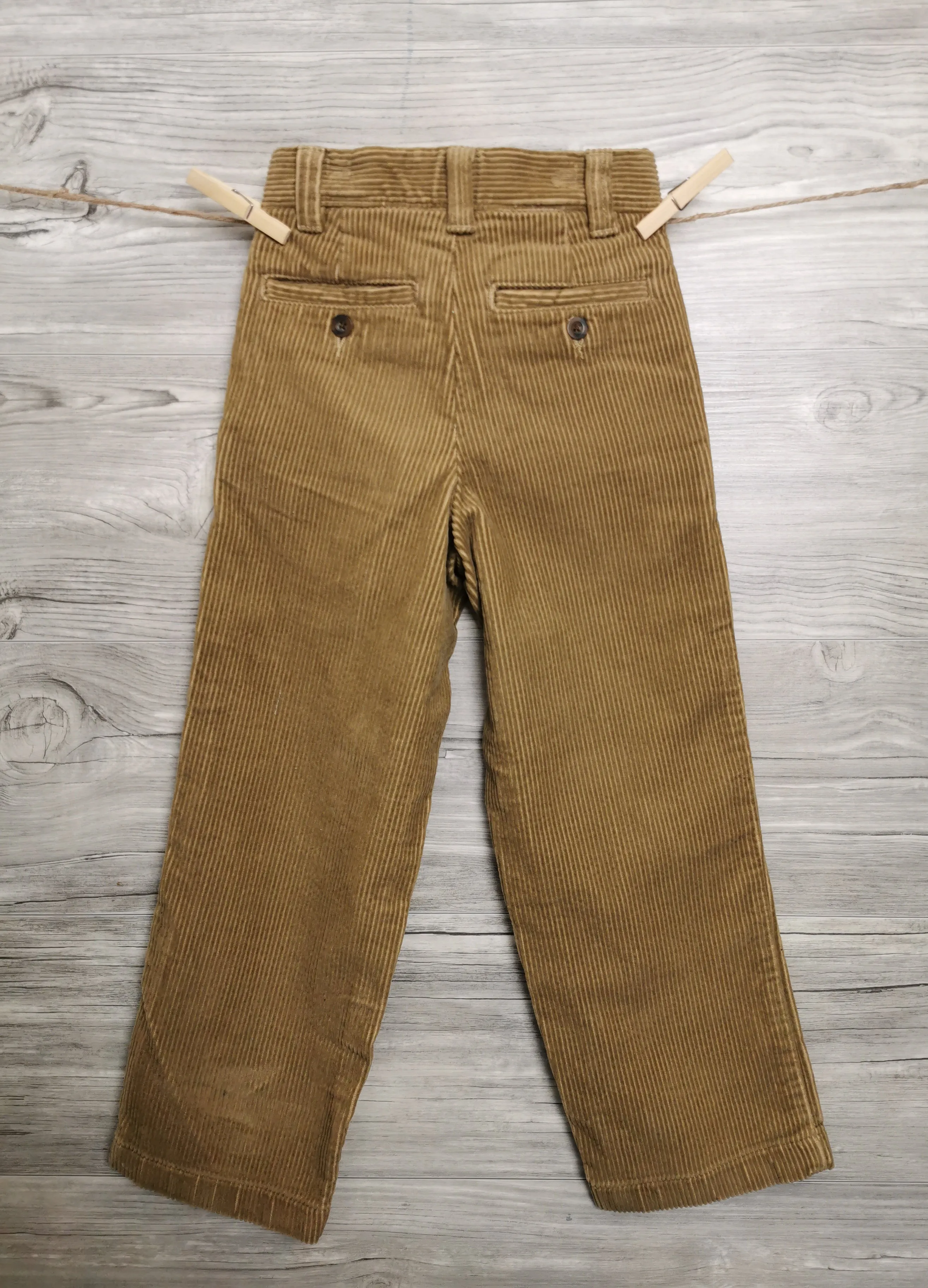 BOY SIZE 6 YEARS SLIM - GAP Kids, Easy fit, Thick Cordory Pants, Brown NWT B17