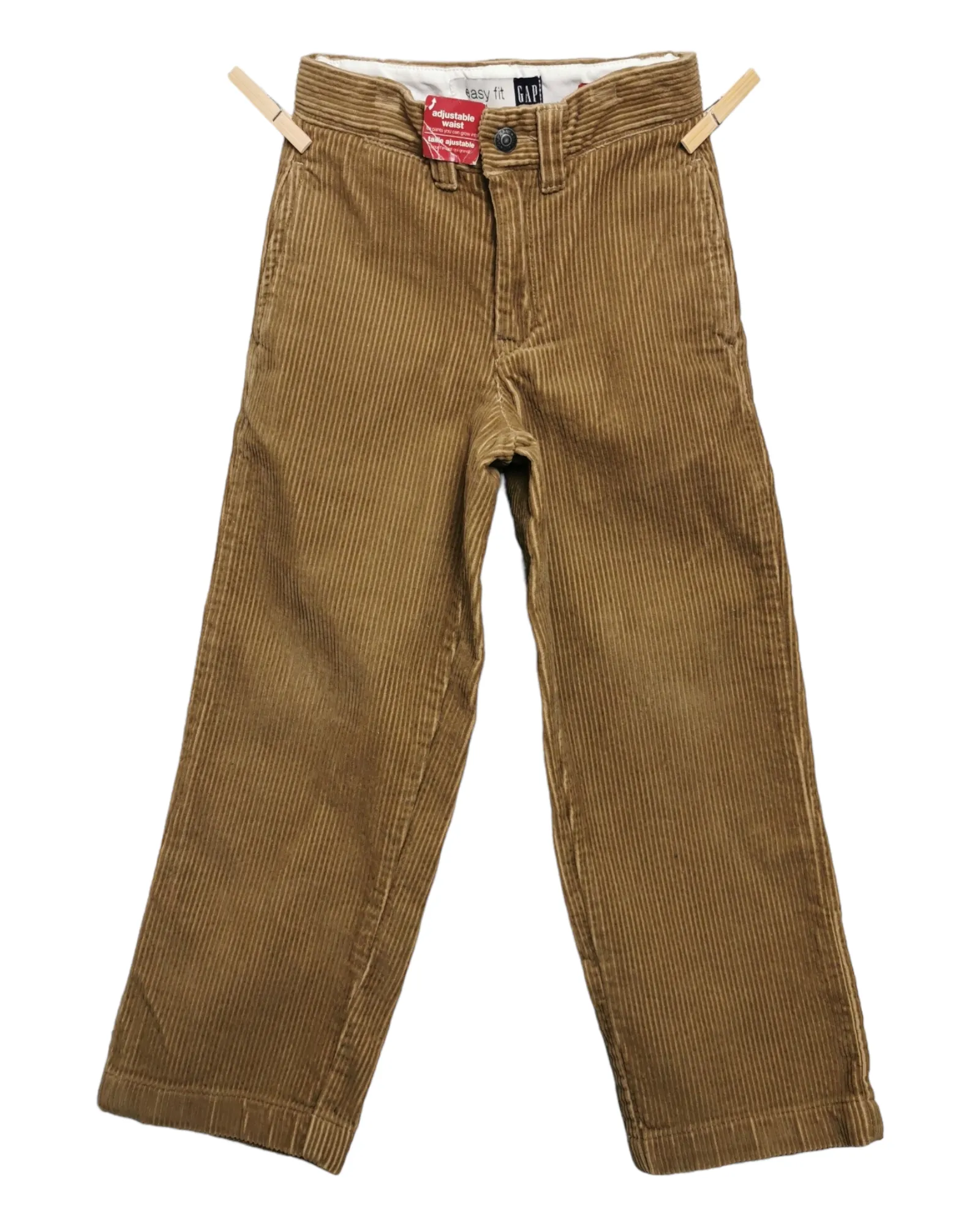 BOY SIZE 6 YEARS SLIM - GAP Kids, Easy fit, Thick Cordory Pants, Brown NWT B17