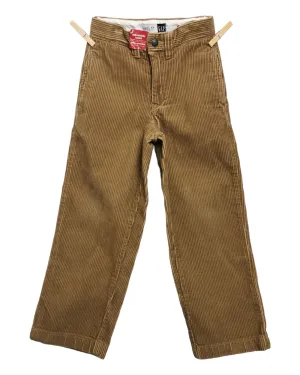 BOY SIZE 6 YEARS SLIM - GAP Kids, Easy fit, Thick Cordory Pants, Brown NWT B17