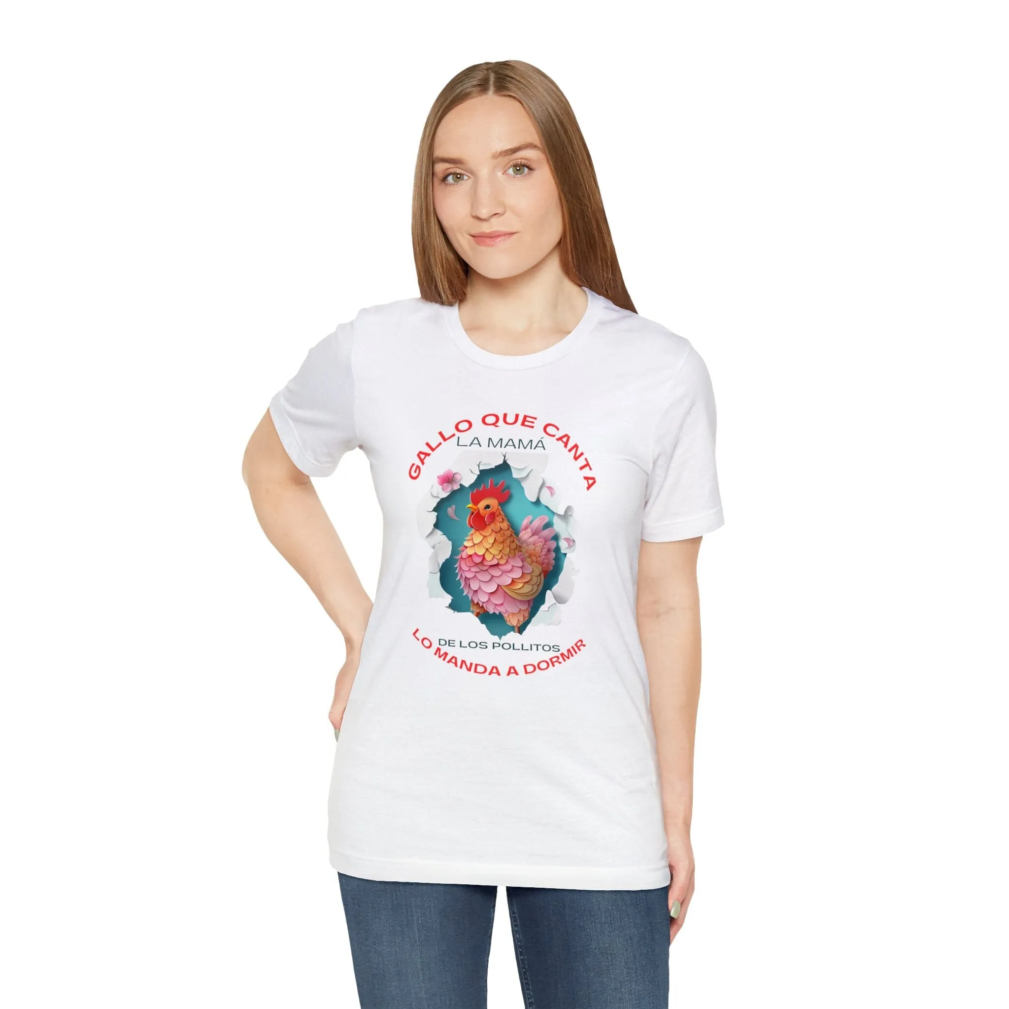 Camiseta Única 'Gallo que Canta' - El Poder de Mamá en un Diseño Exclusivo