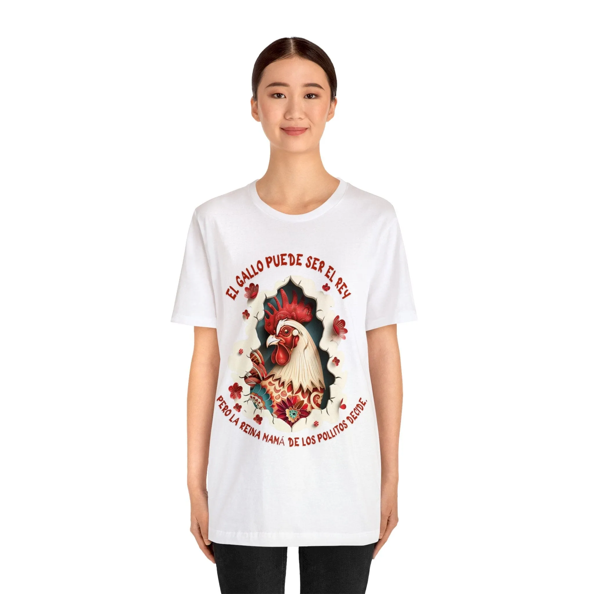 Camiseta 'Reina Mamá de los Pollitos' – Donde el Amor y el Mando se Unen con Estilo