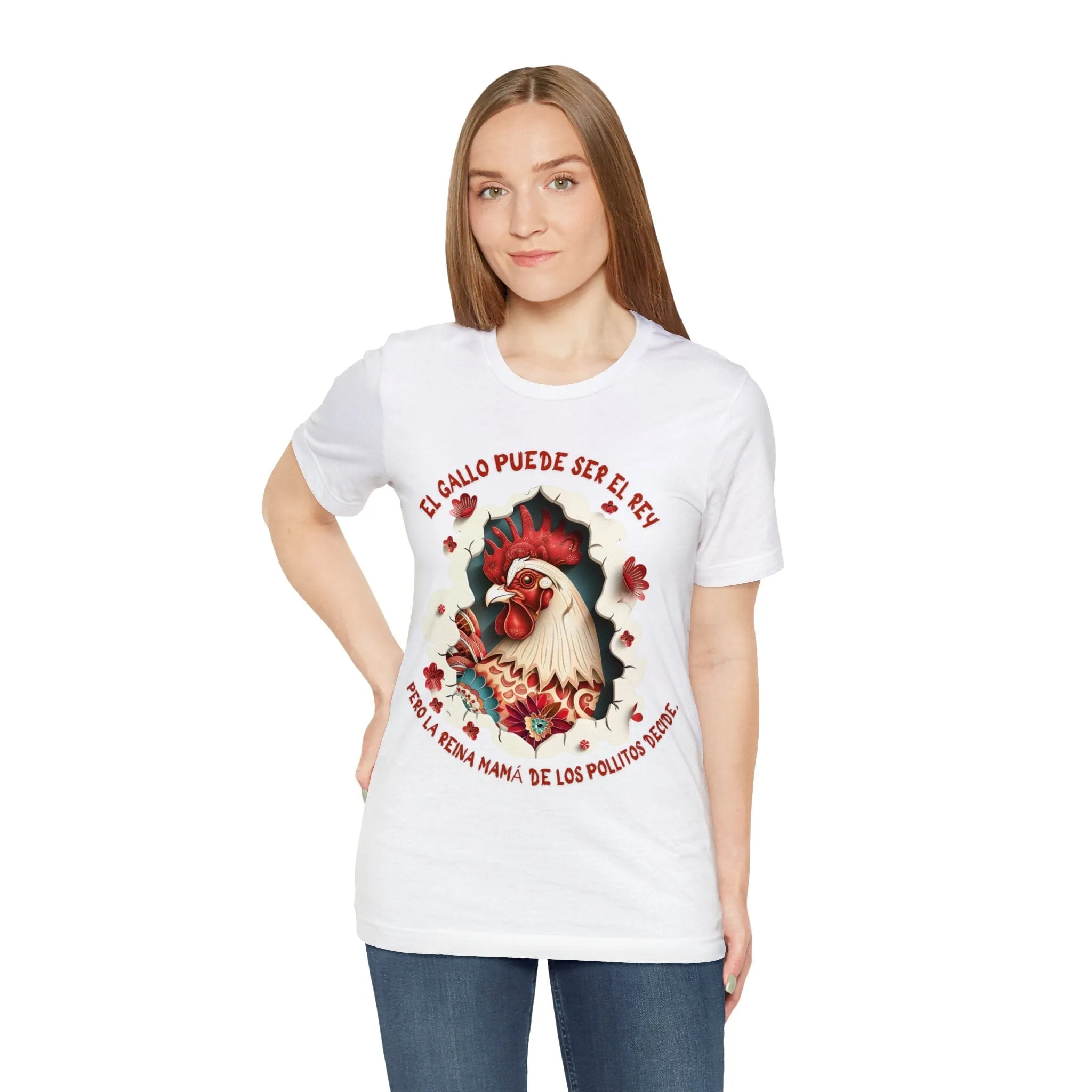 Camiseta 'Reina Mamá de los Pollitos' – Donde el Amor y el Mando se Unen con Estilo