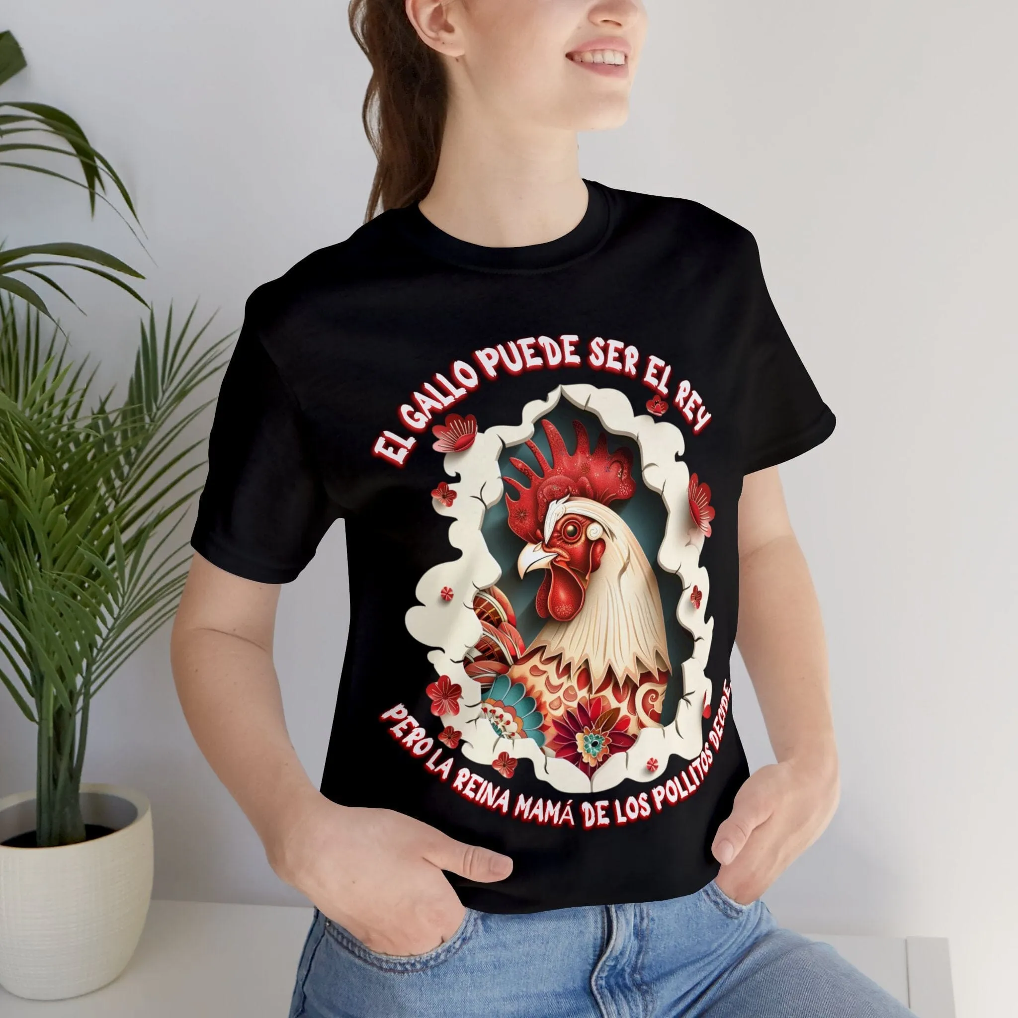 Camiseta 'Reina Mamá de los Pollitos' – Donde el Amor y el Mando se Unen con Estilo