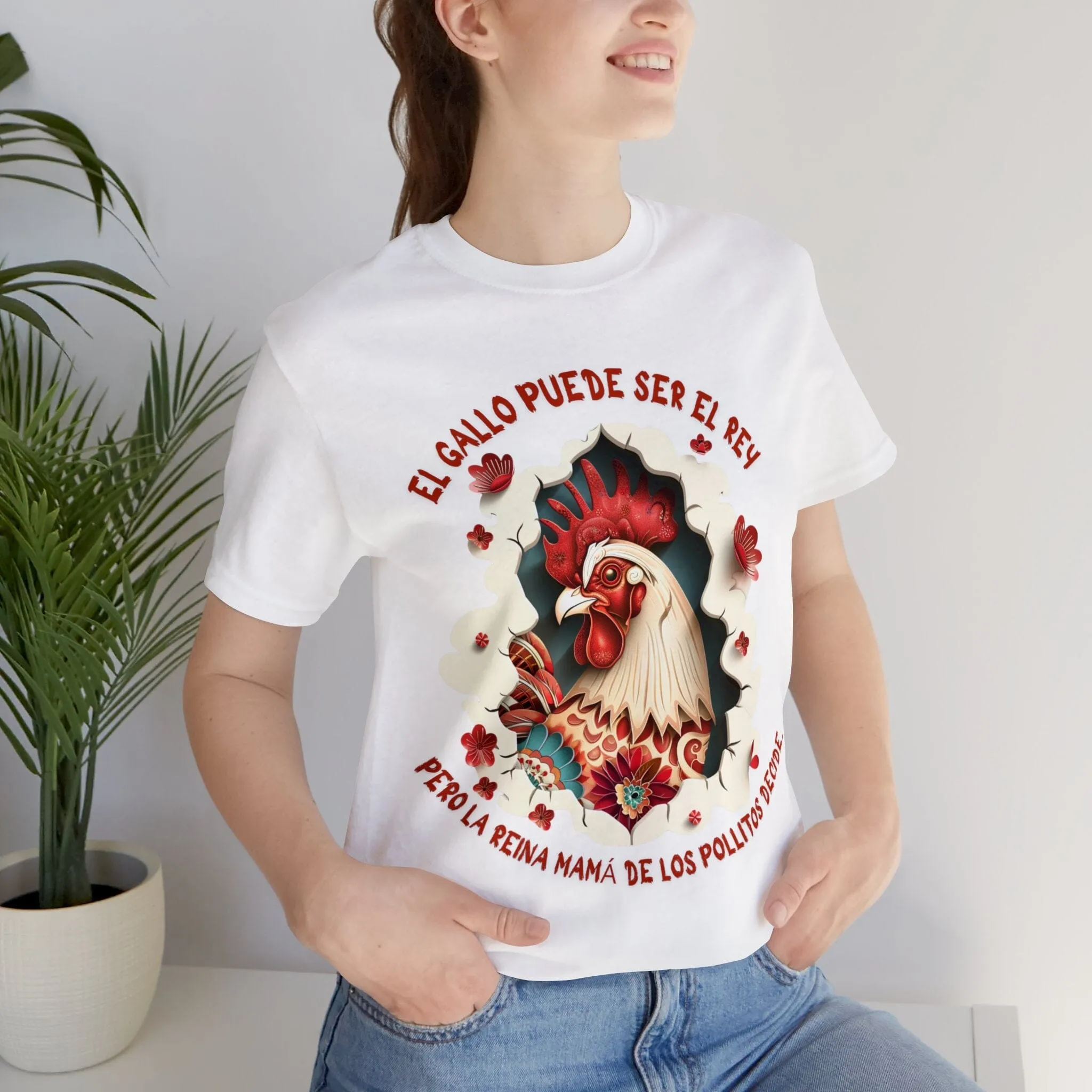 Camiseta 'Reina Mamá de los Pollitos' – Donde el Amor y el Mando se Unen con Estilo
