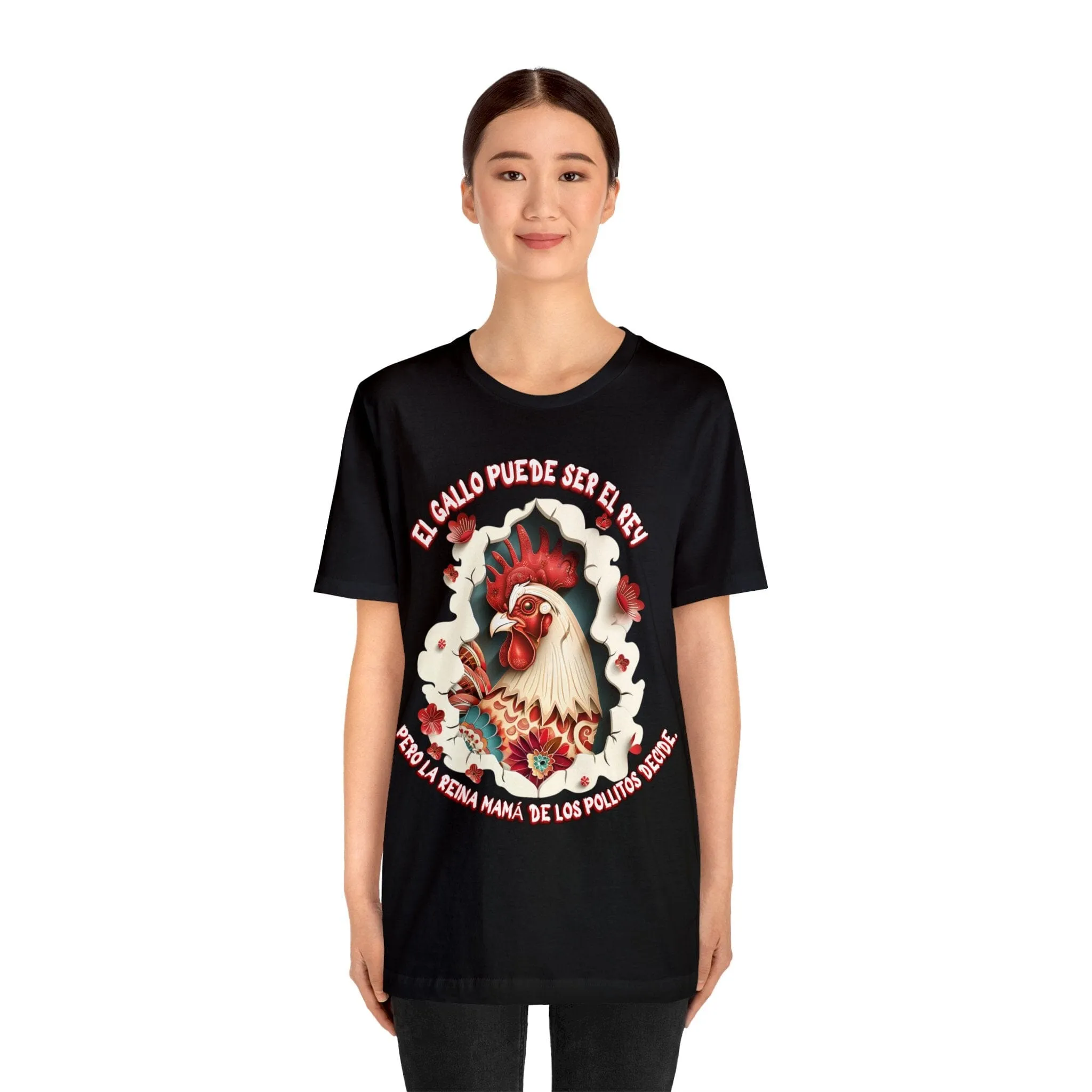 Camiseta 'Reina Mamá de los Pollitos' – Donde el Amor y el Mando se Unen con Estilo