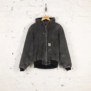 Carhartt Hooded Work Jacket - Black - M