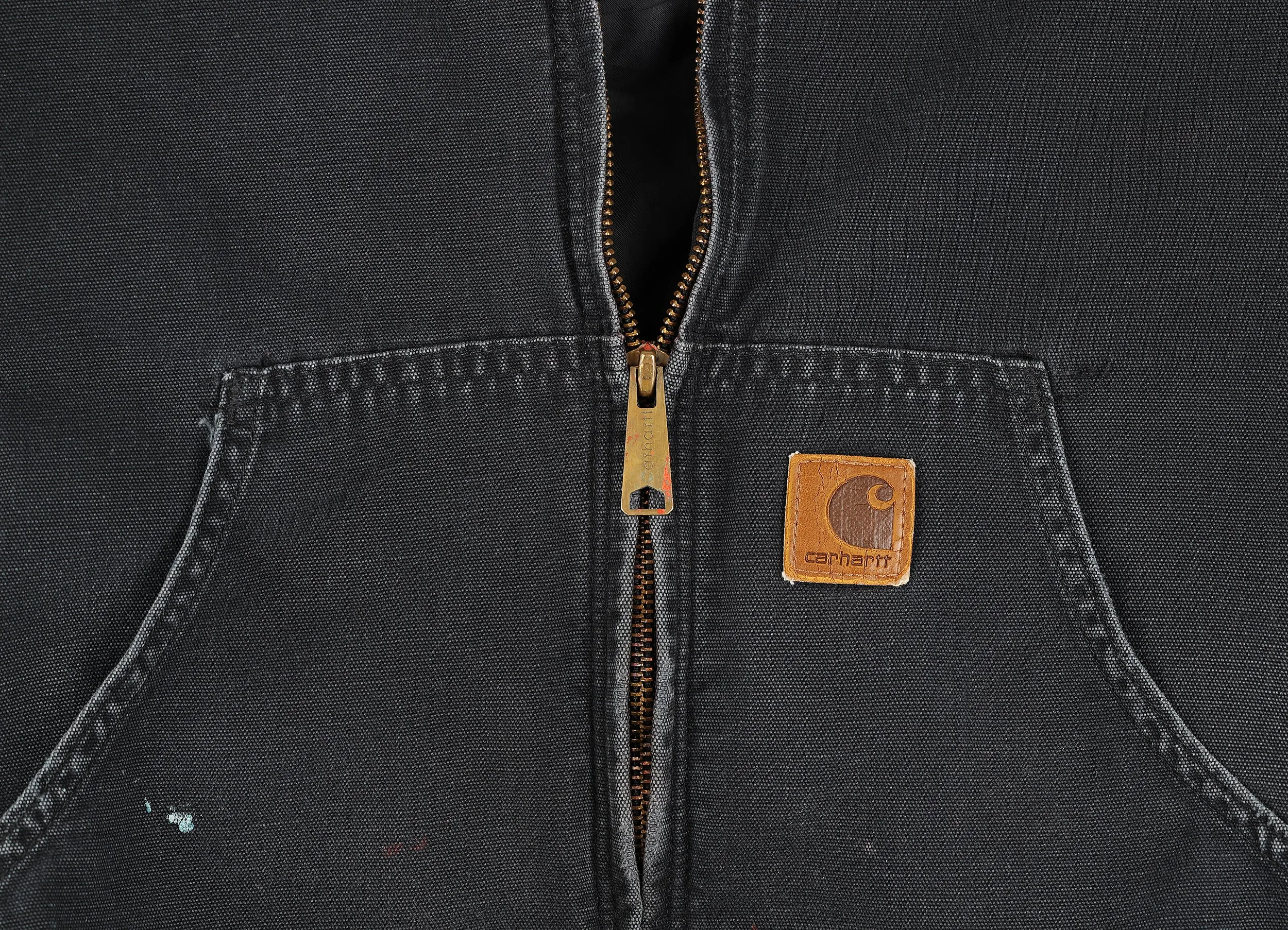 Carhartt Hooded Work Jacket - Black - M