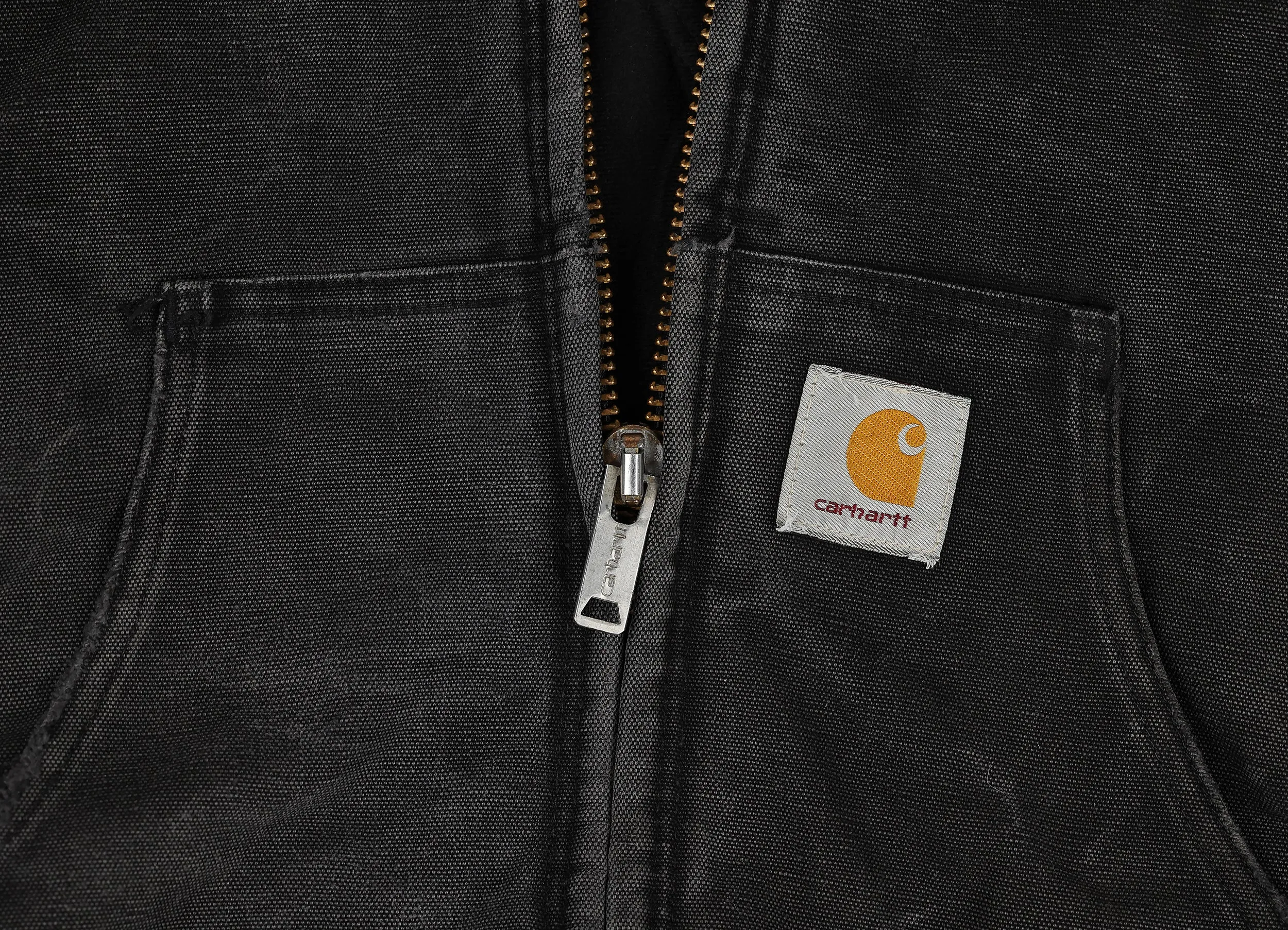 Carhartt Hooded Work Jacket - Black - M